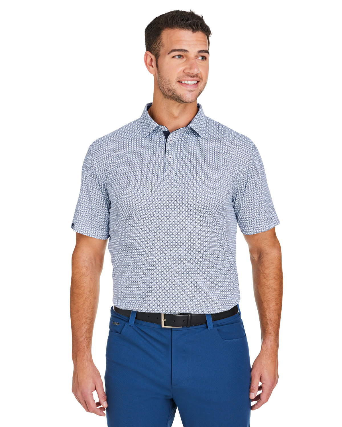 Mens Tanner Printed Polo-Swannies Golf