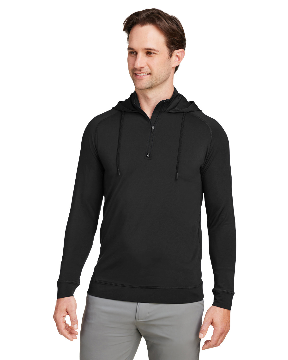 Unisex Vandyke Quarter-Zip Hooded Sweatshirt-Swannies Golf