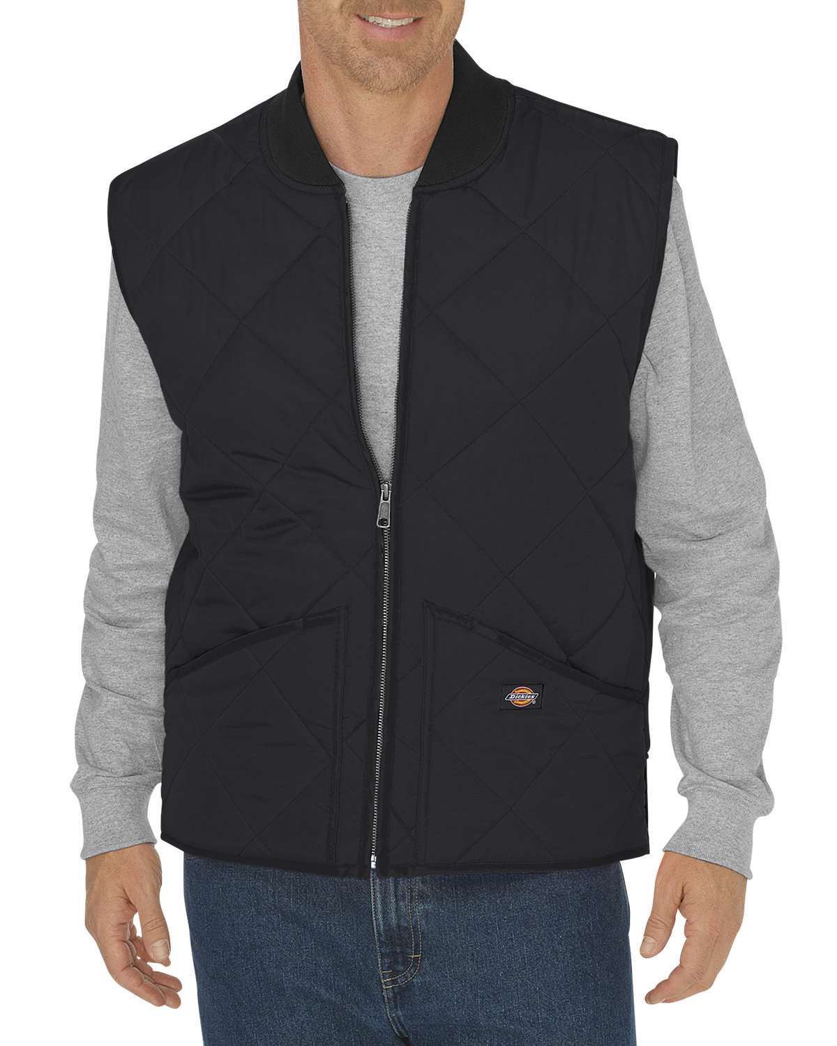 Unisex Diamond Quilted Nylon Vest-Dickies