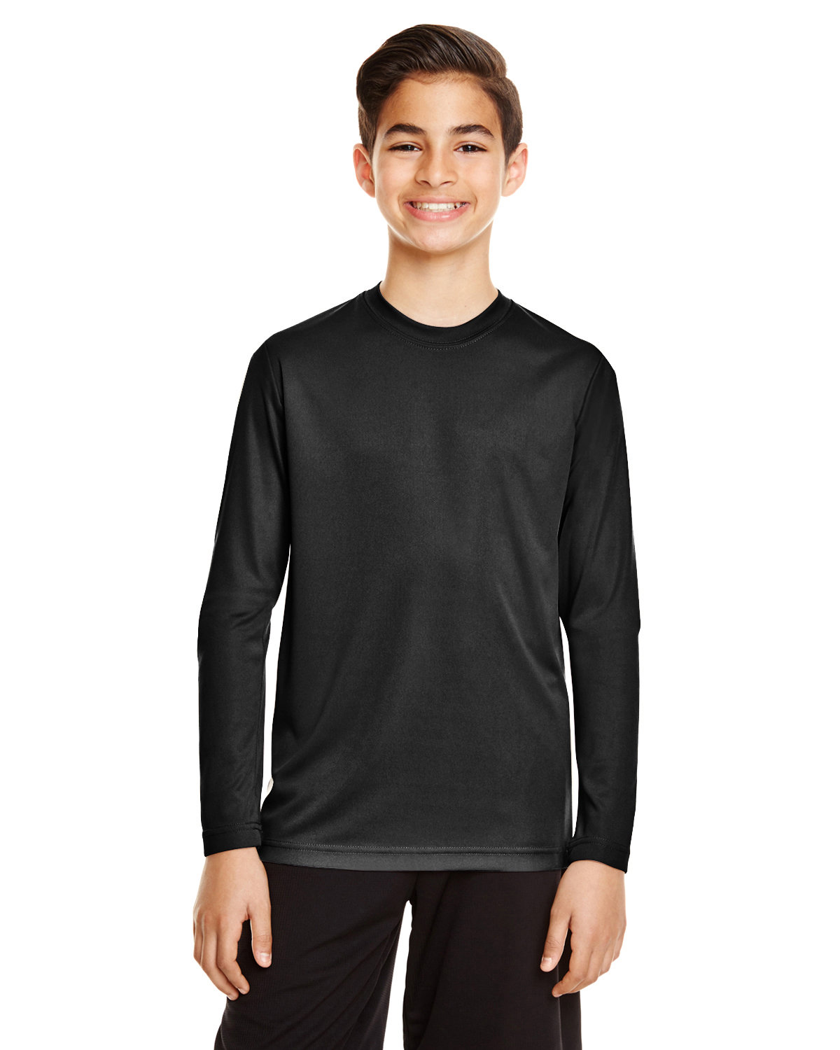 Youth Zone Performance Long&#45;Sleeve T&#45;Shirt-Team 365