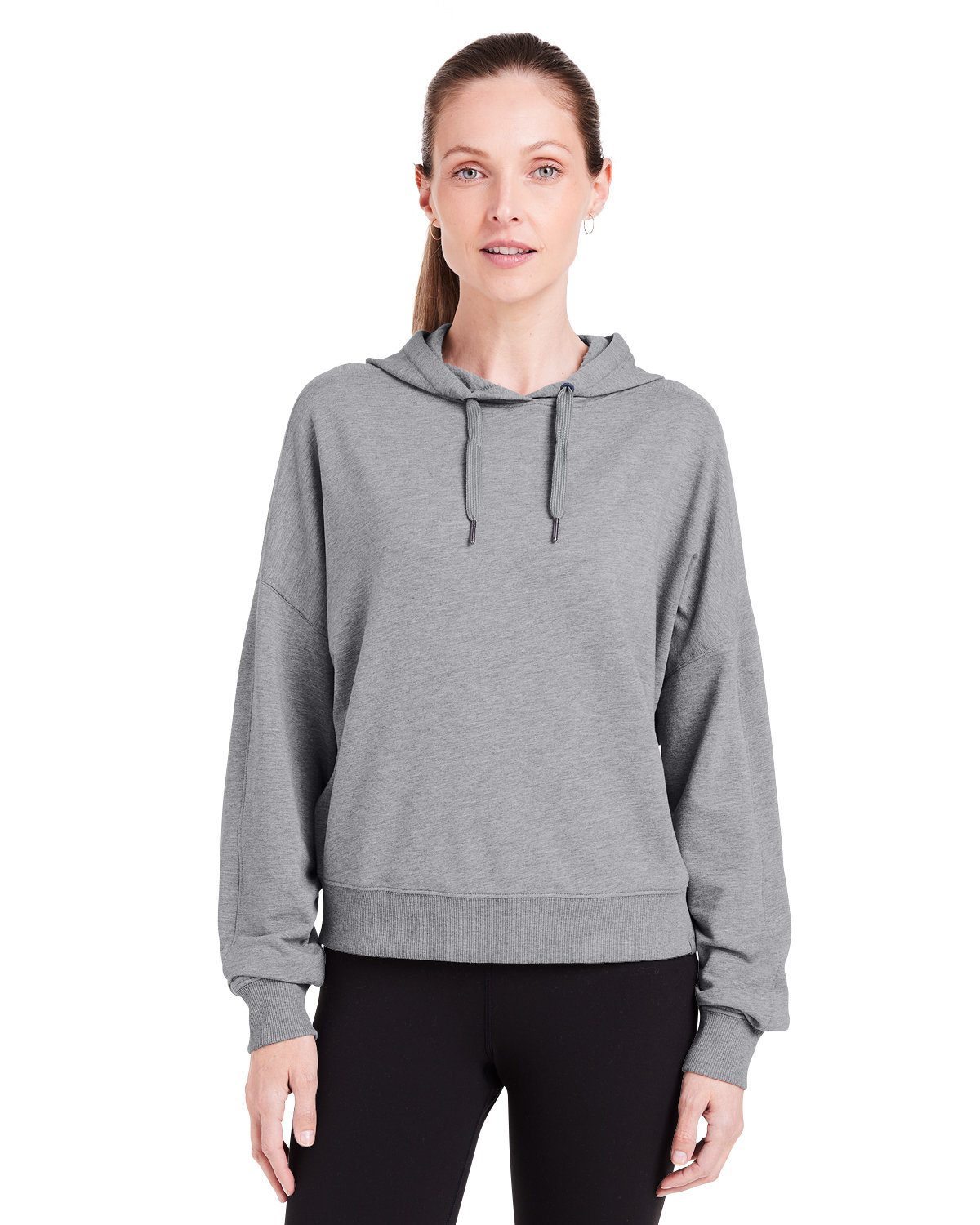 Ladies Studio Hooded Fleece-tasc