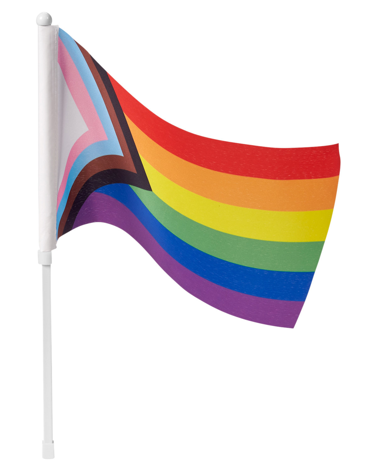 B&#46;Free Rainbow Pride Small Handheld Flag-Prime Line