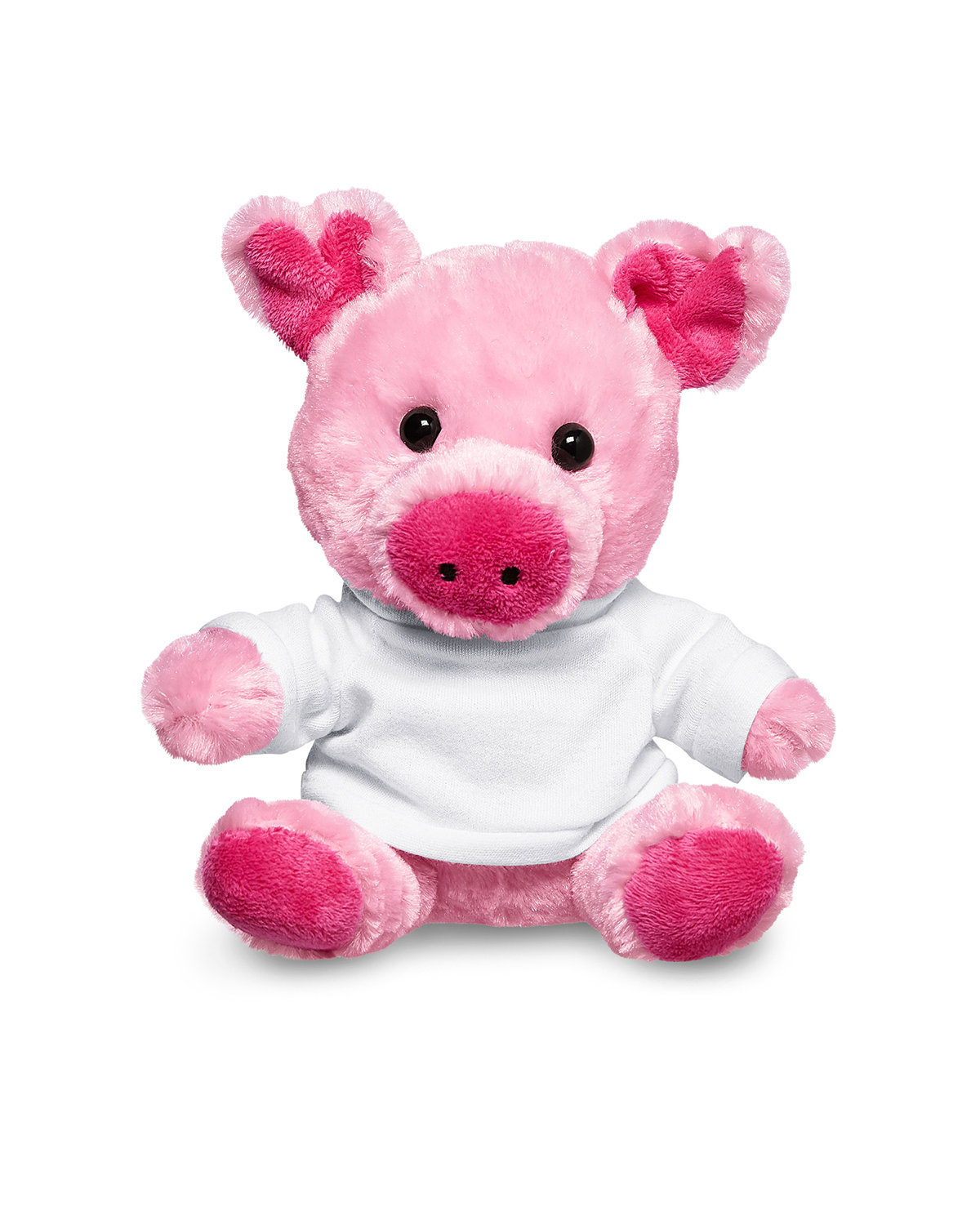 7&#34; Plush Pig With T-Shirt-