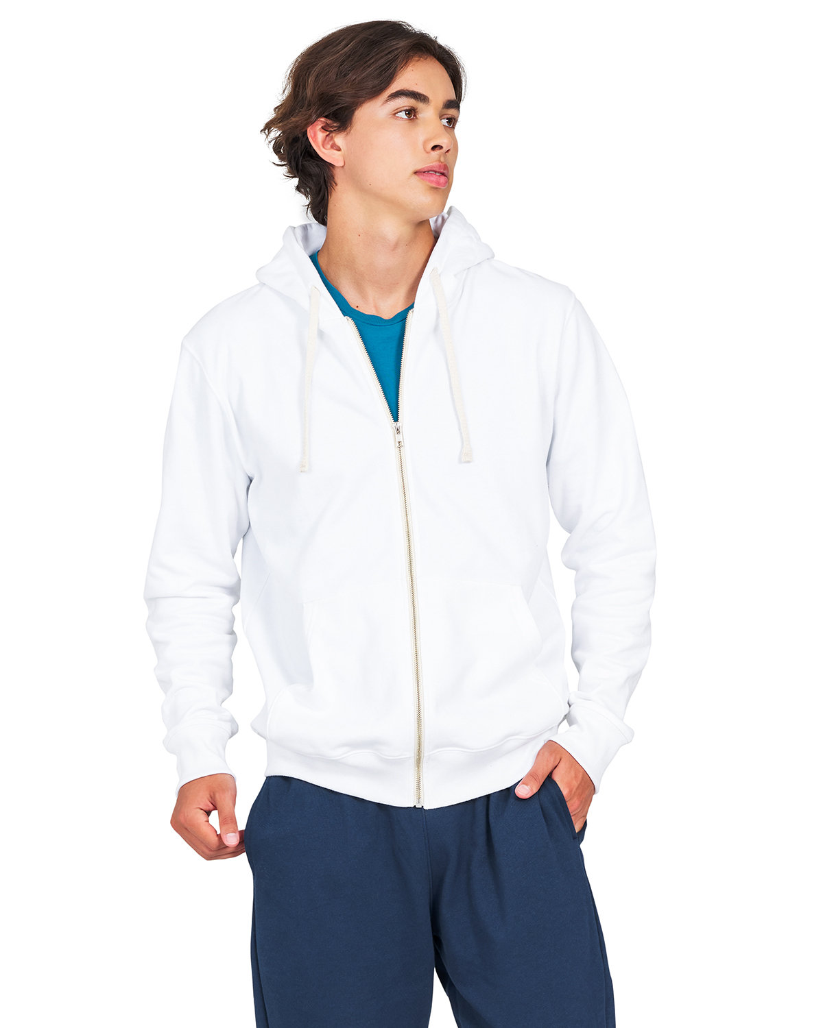 Unisex Made In Usa Full&#45;Zip Hooded Sweatshirt-US Blanks