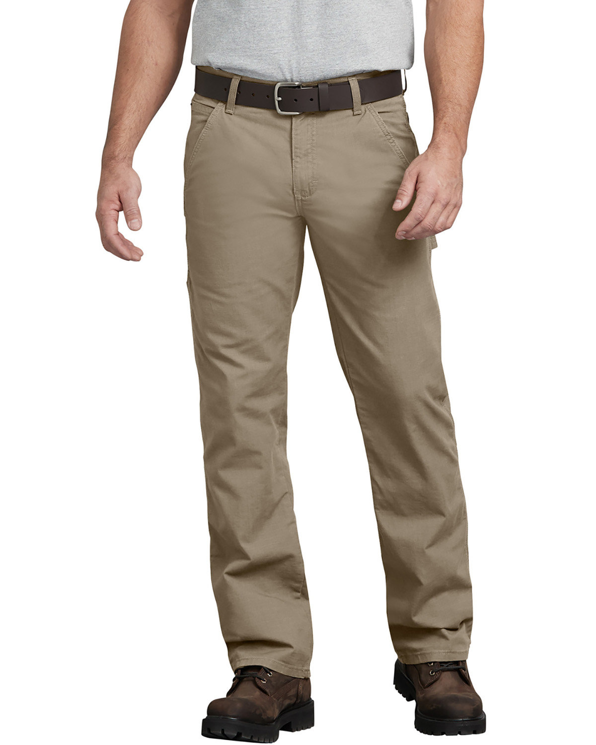 Mens Flex Regular Fit Straight Leg Tough Max™ Ripstop Carpenter Pant-Dickies