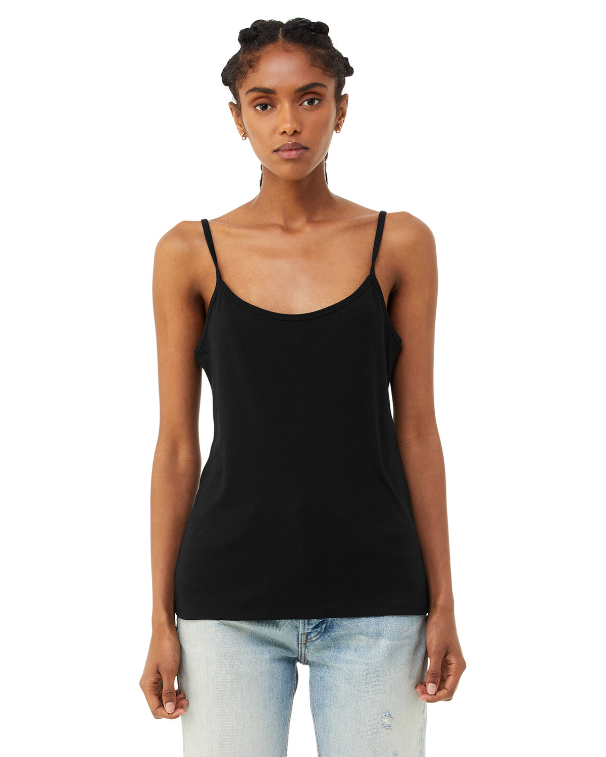 Bella + Canvas Ladies' Micro Rib Spaghetti Strap Tank | alphabroder