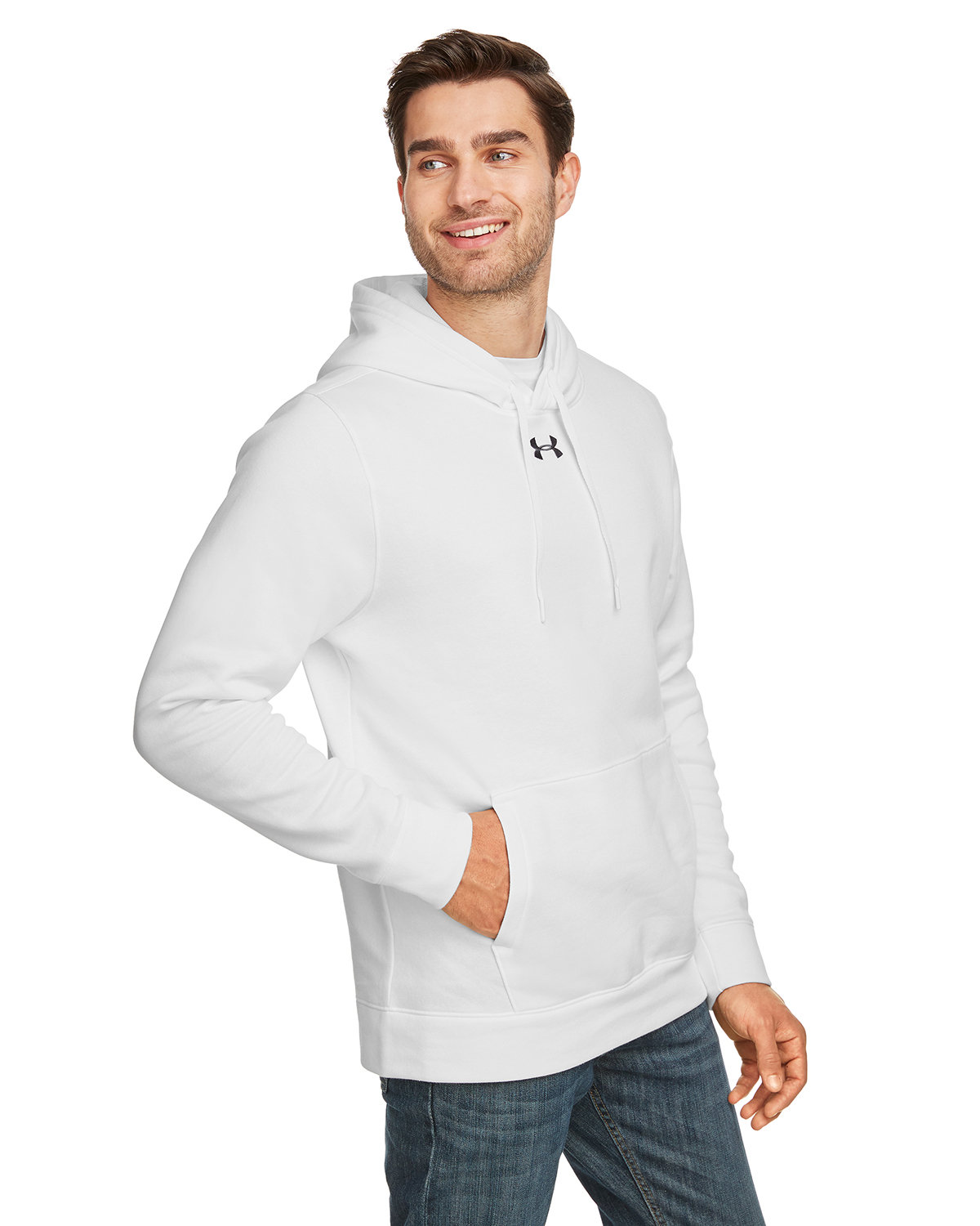 Men\'s Hustle Under alphabroder Armour Pullover Hooded | Sweatshirt