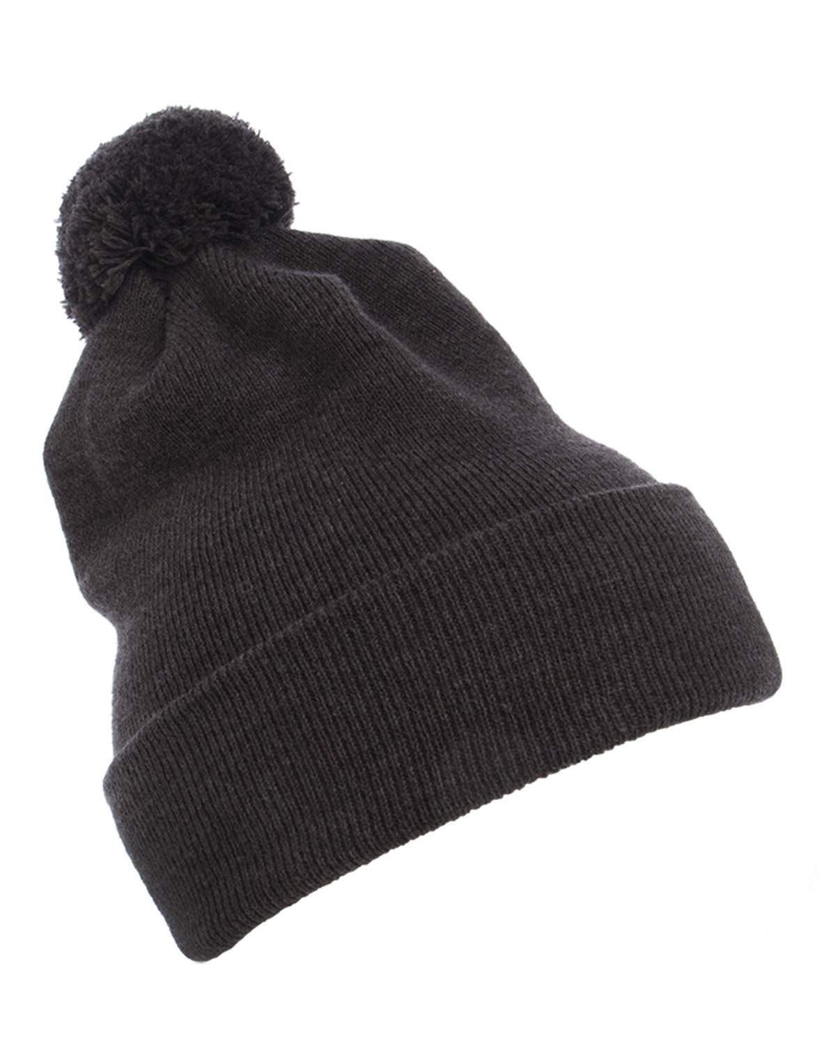 Yupoong Cuffed Pom | Pom Beanie Hat Knit with alphabroder