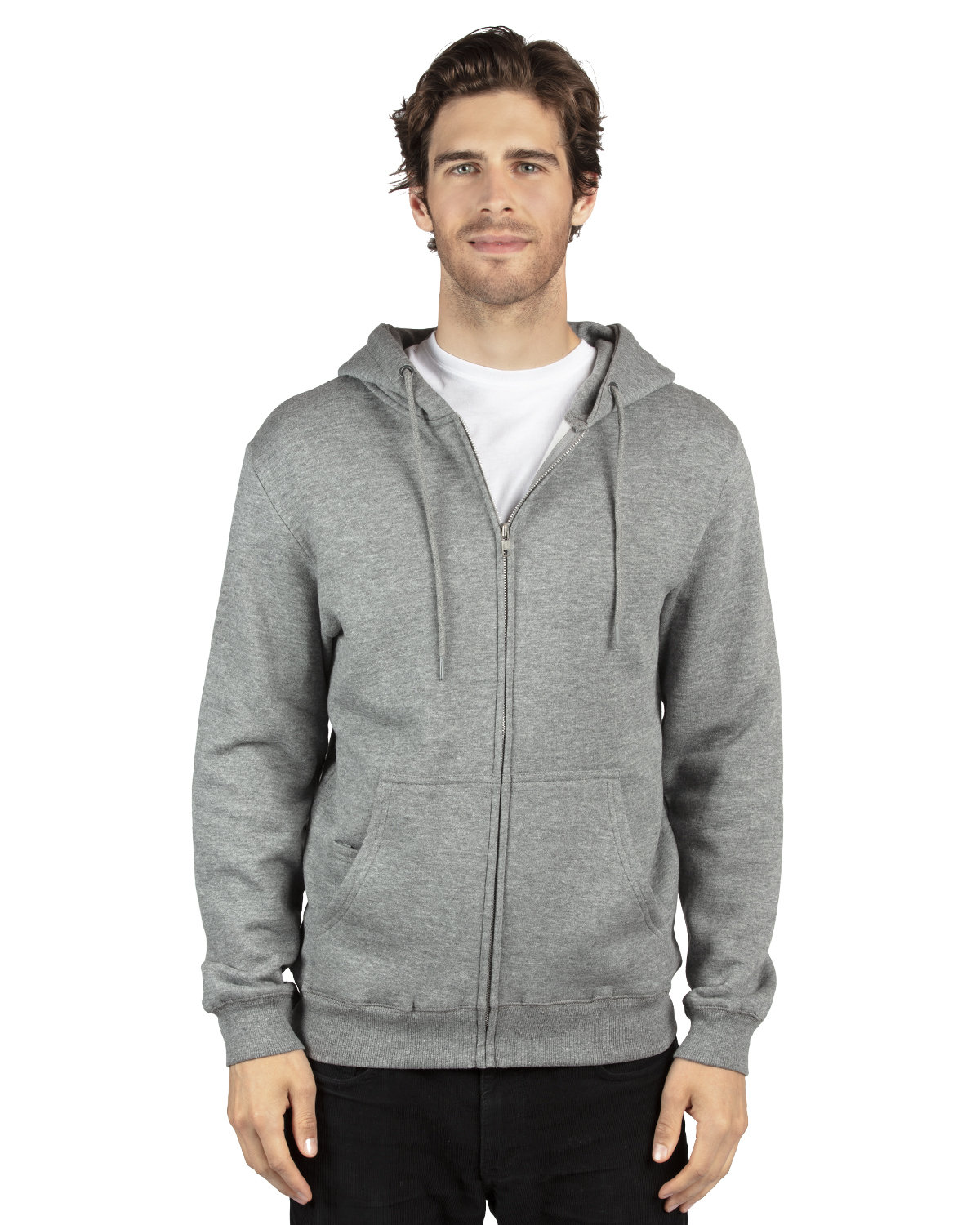 Threadfast Apparel Unisex Ultimate Fleece Full-Zip Hooded Sweatshirt ...
