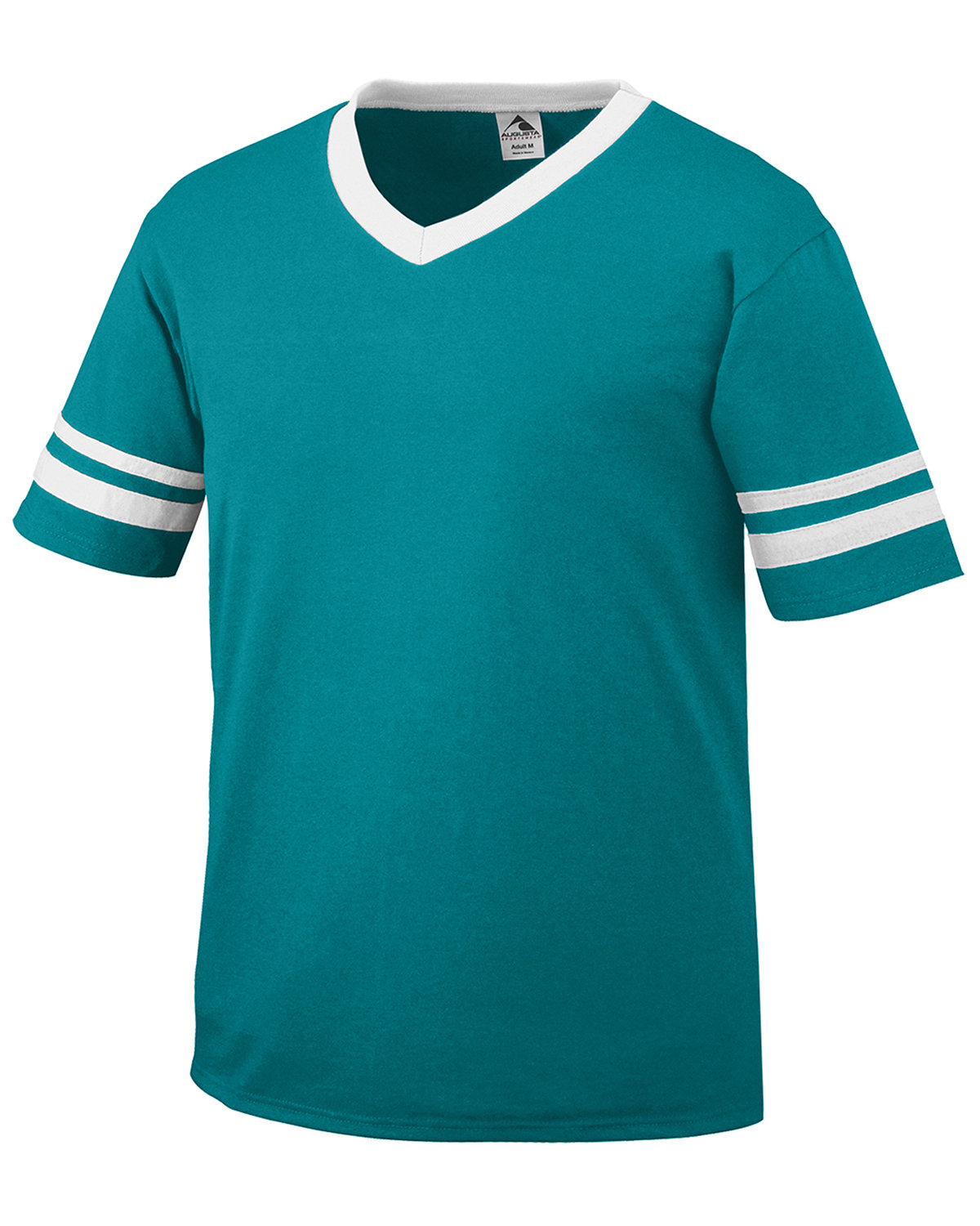 Augusta Sportswear 361 - Youth V-Neck Jersey with Striped Sleeves