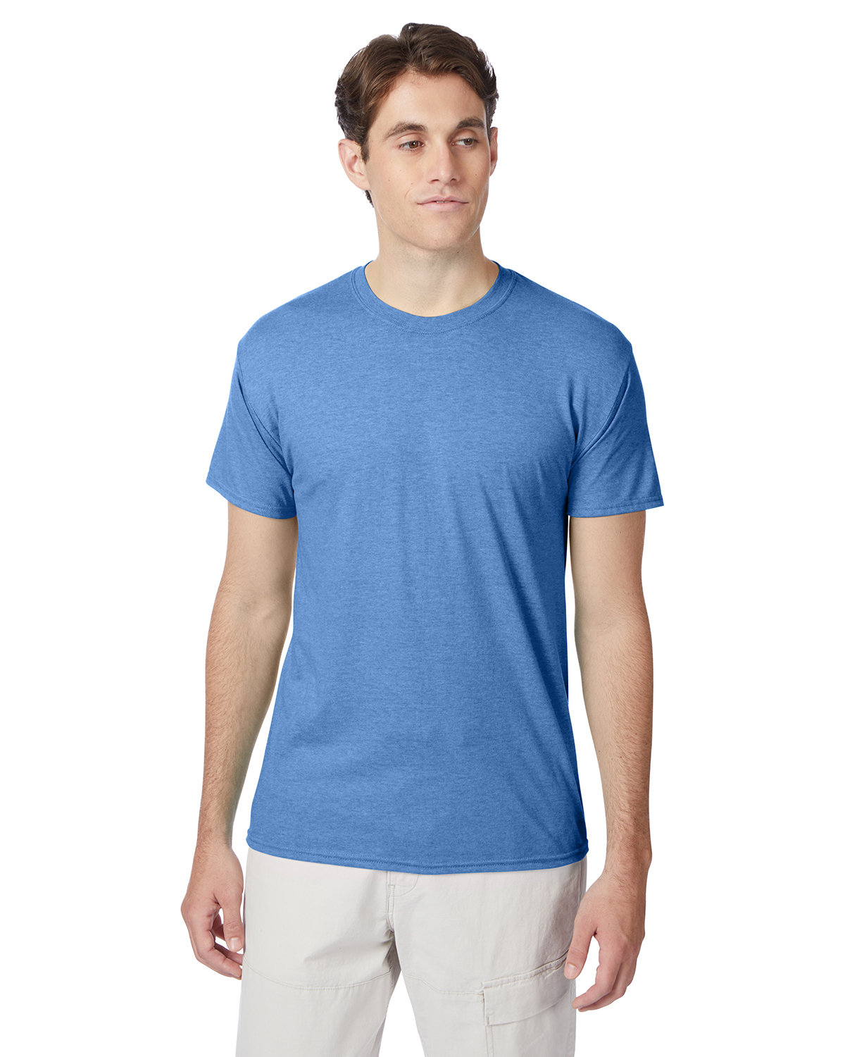 Hanes Blue Polyester Wireless T Shirt Bra Size M (42)