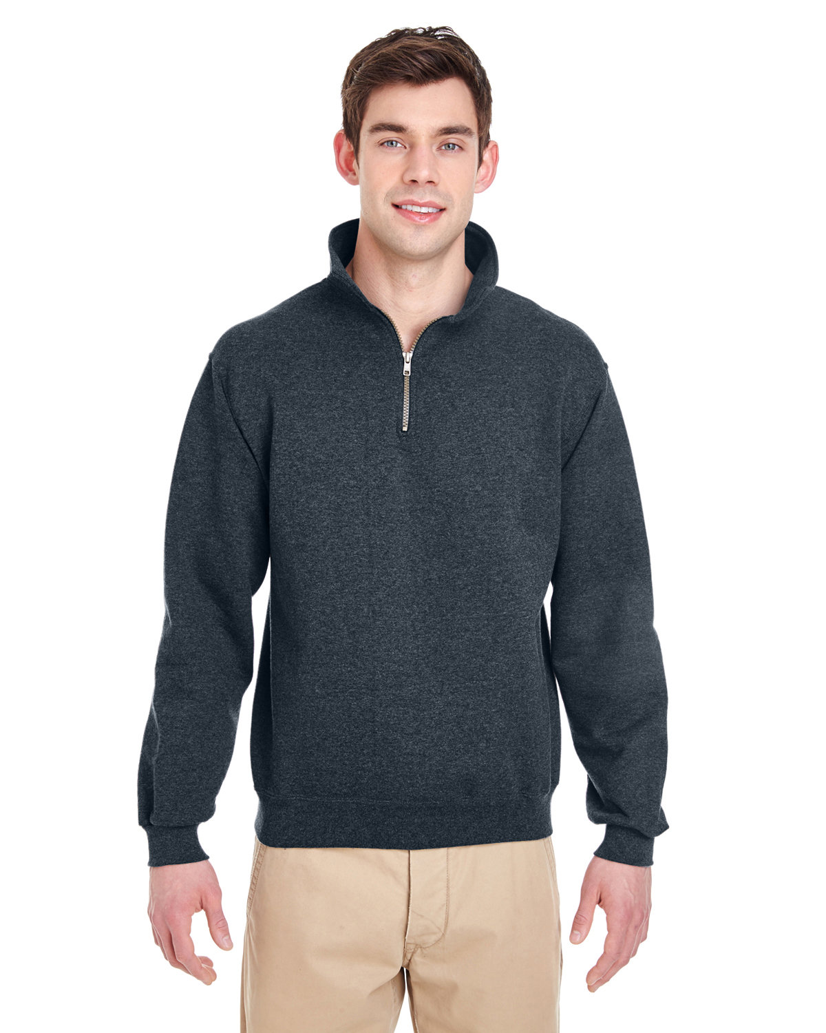 Jerzees Adult Super Sweats® NuBlend® Fleece Quarter-Zip Pullover 