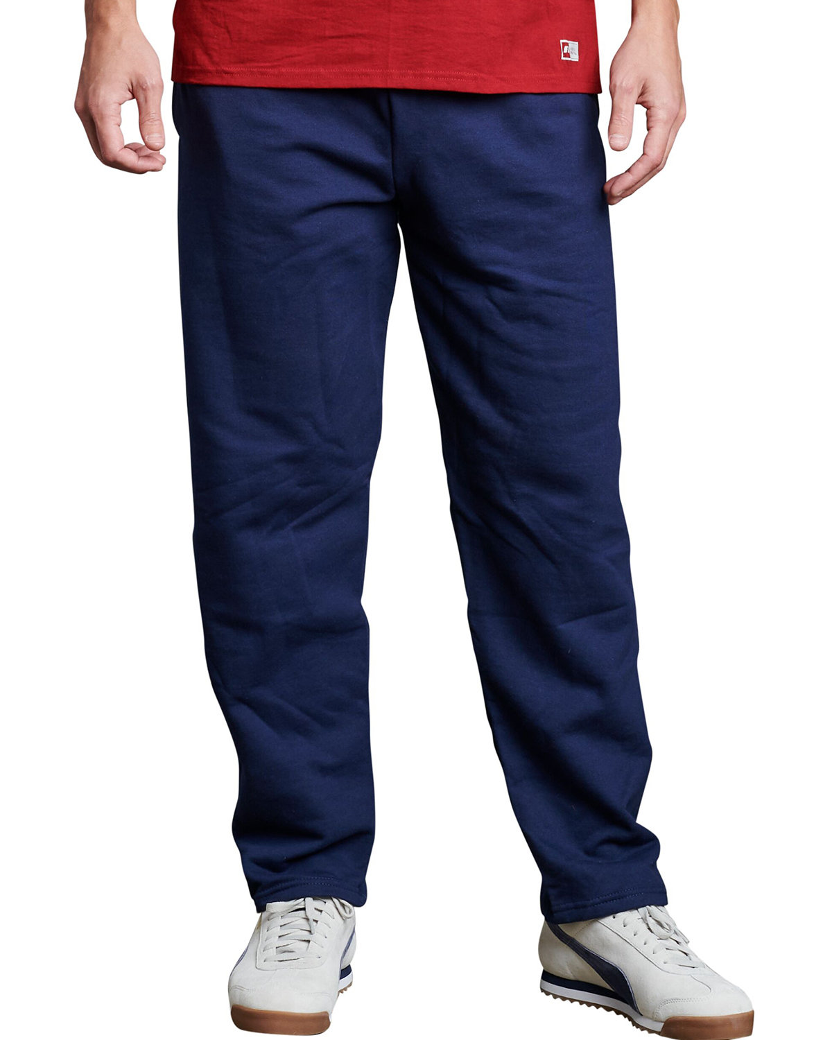 Promotional Russell Athletic Cotton Rich Open Bottom Sweatpants - Blue Soda  Promo