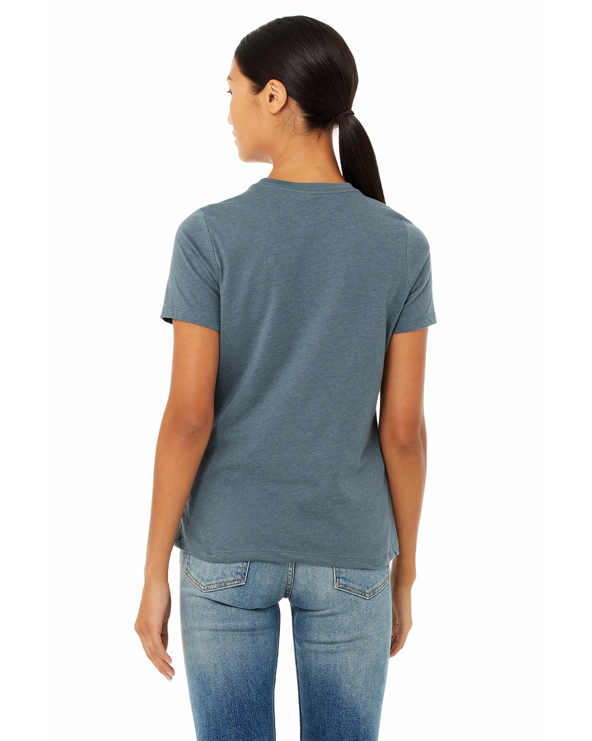 Canvas Short-Sleeve | Heather T-Shirt Bella Ladies\' + Relaxed alphabroder CVC