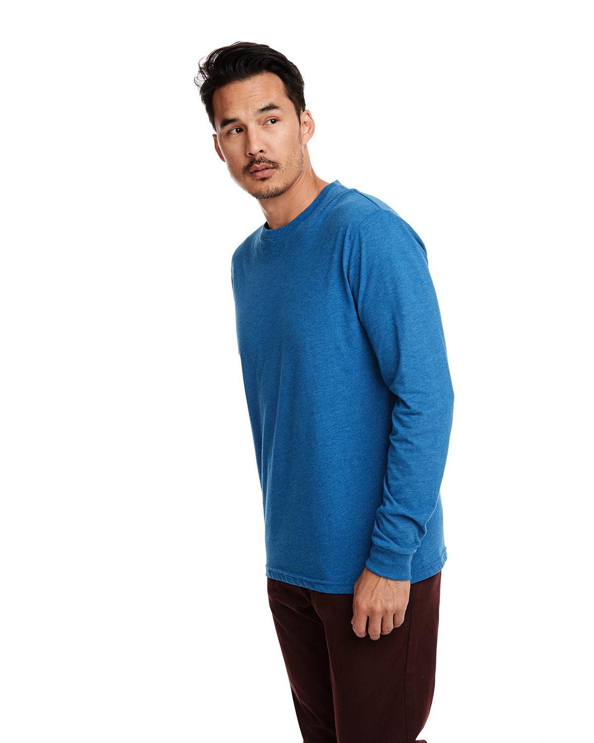 Next Level Unisex Sueded Long-Sleeve Crew | alphabroder