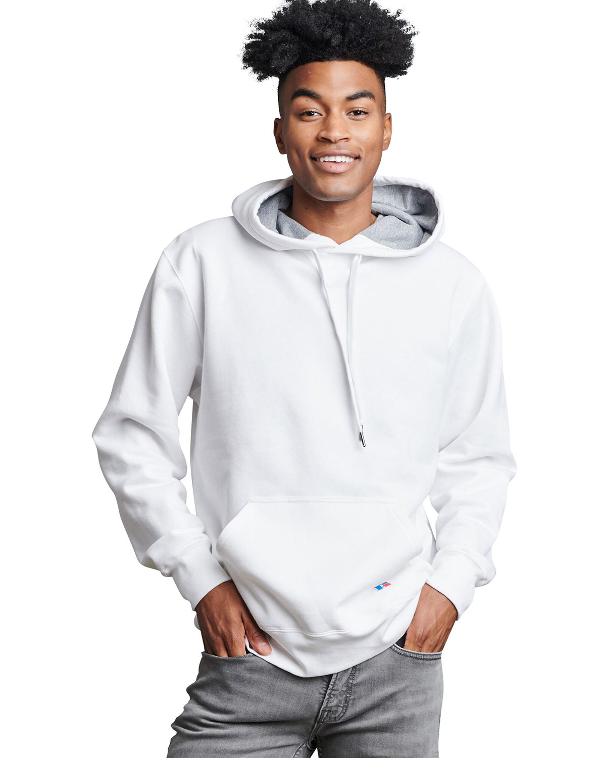 Champion Men's L Classic Authentic Athletic-wear Pullover Hoodie Heather  Gray