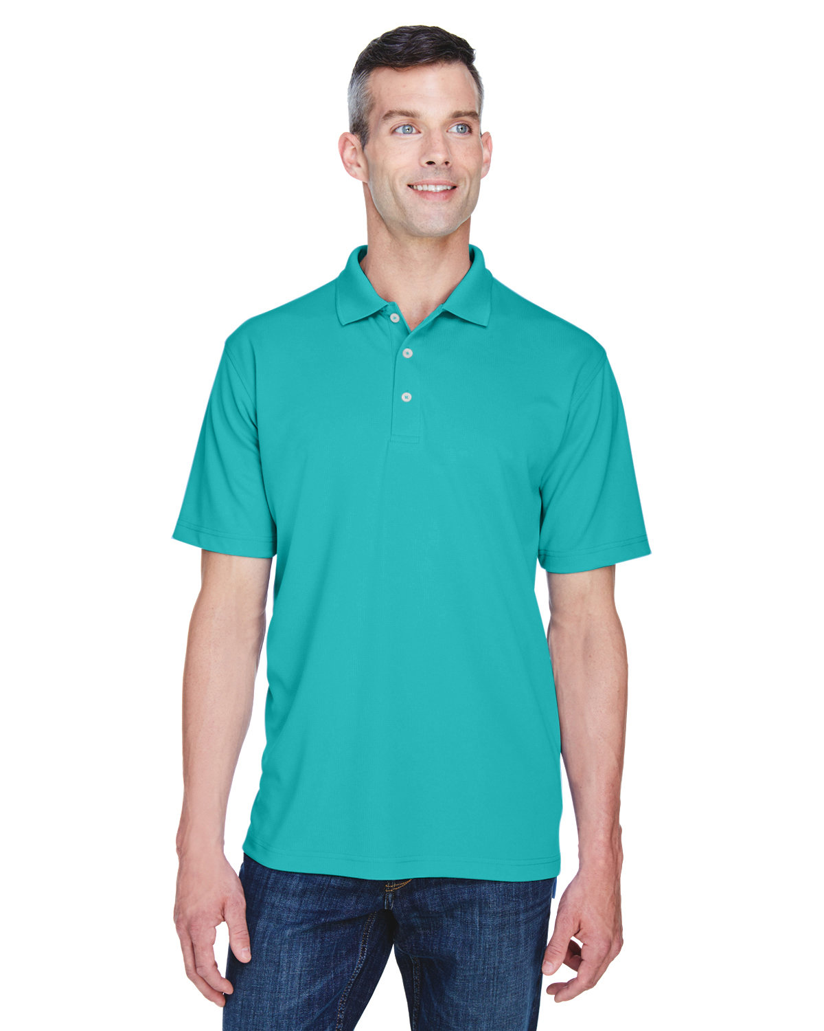 UltraClub Men's Cool & Dry Stain-Release Performance Polo | alphabroder