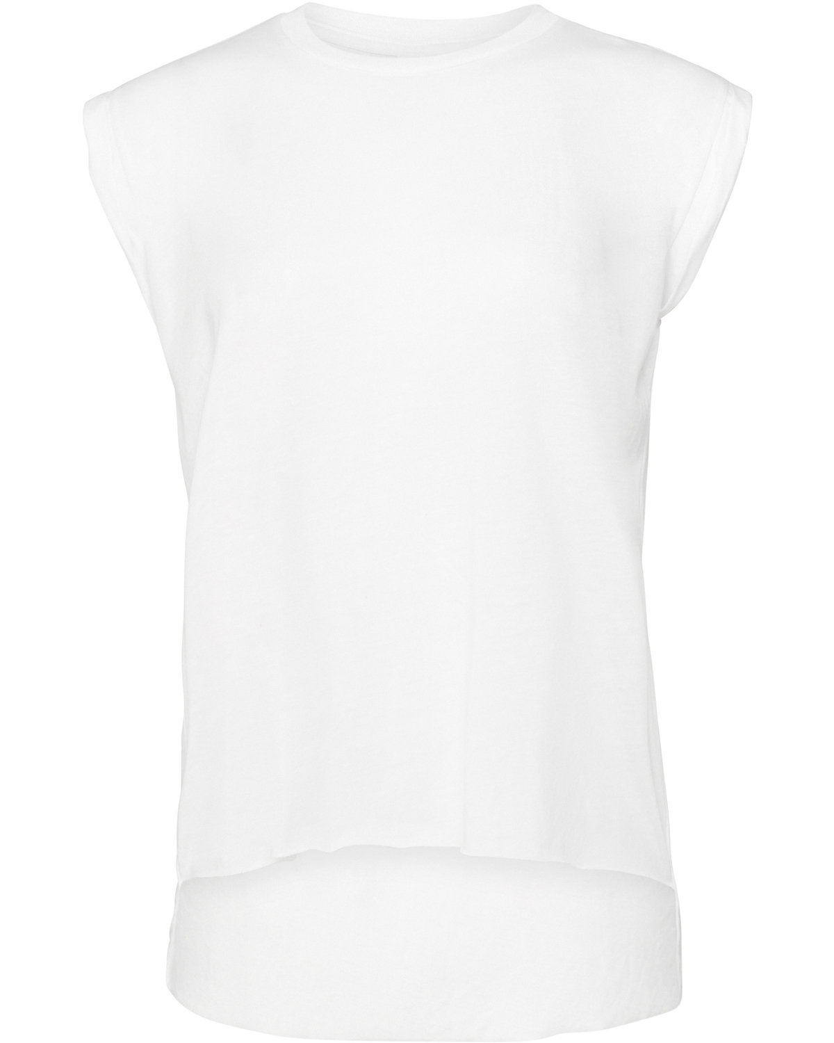 Bella + Canvas Ladies' Flowy Muscle T-Shirt with Rolled Cuff | alphabroder