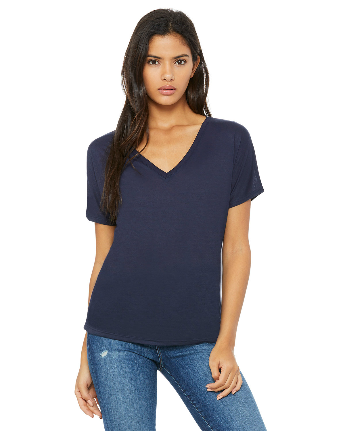 Bella + Canvas Ladies' Slouchy V-Neck T-Shirt | alphabroder