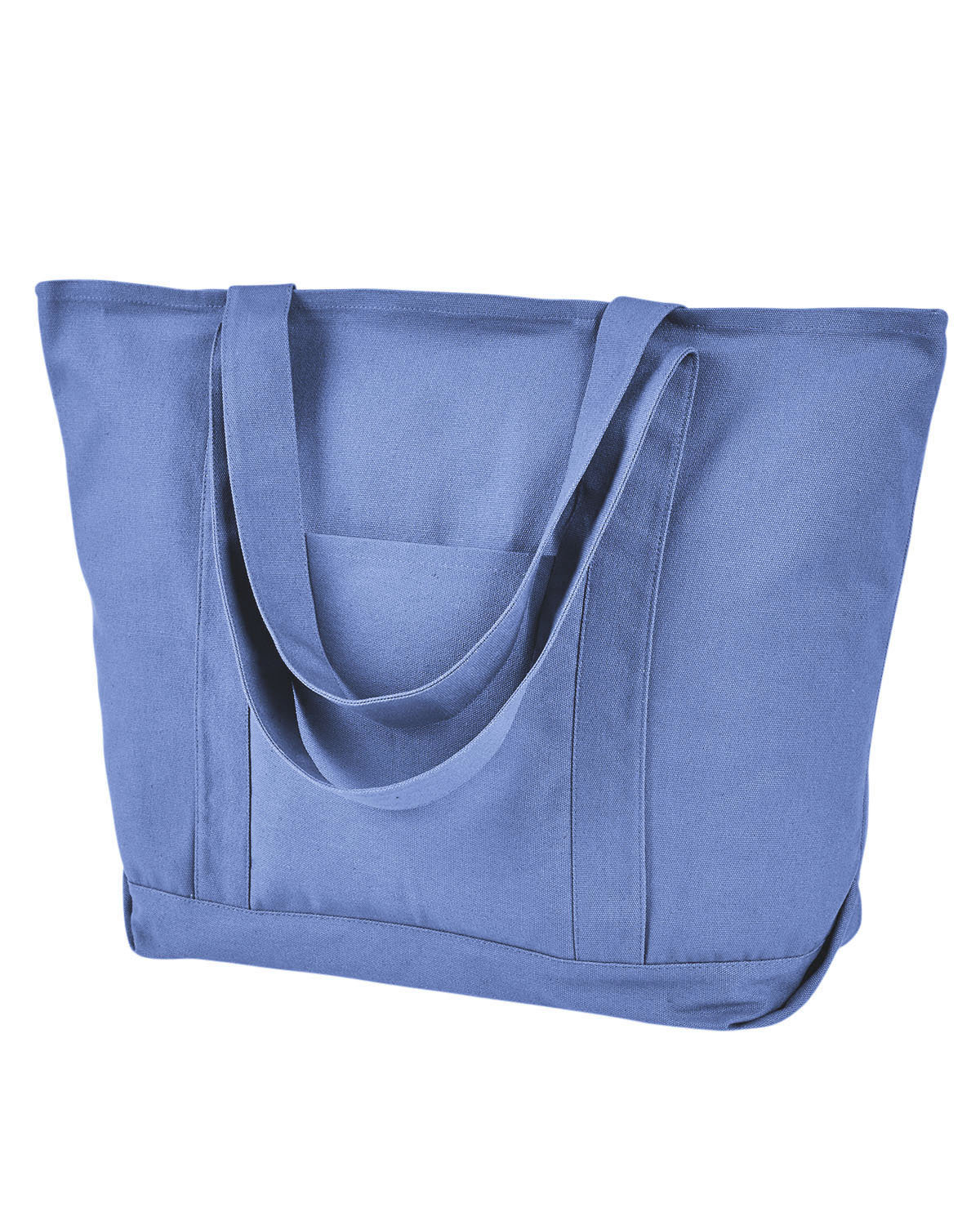 Cotton Canvas Tote Bags with Contrast Handles