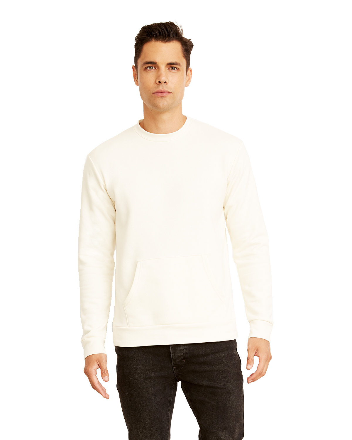 Next Level Apparel Unisex Santa Cruz Pocket Sweatshirt | alphabroder