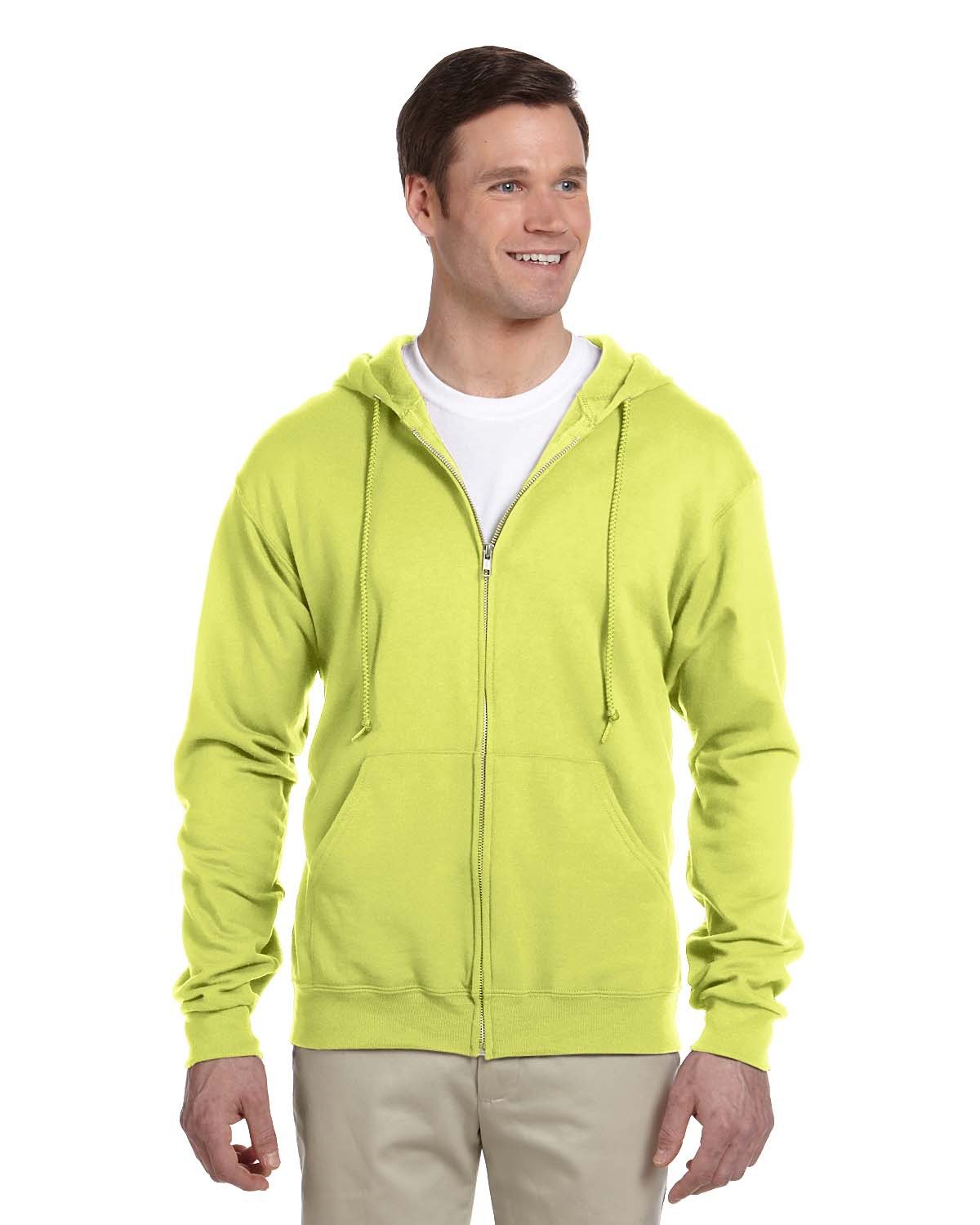 Jerzees Adult NuBlend® Fleece Full-Zip Hooded Sweatshirt | alphabroder