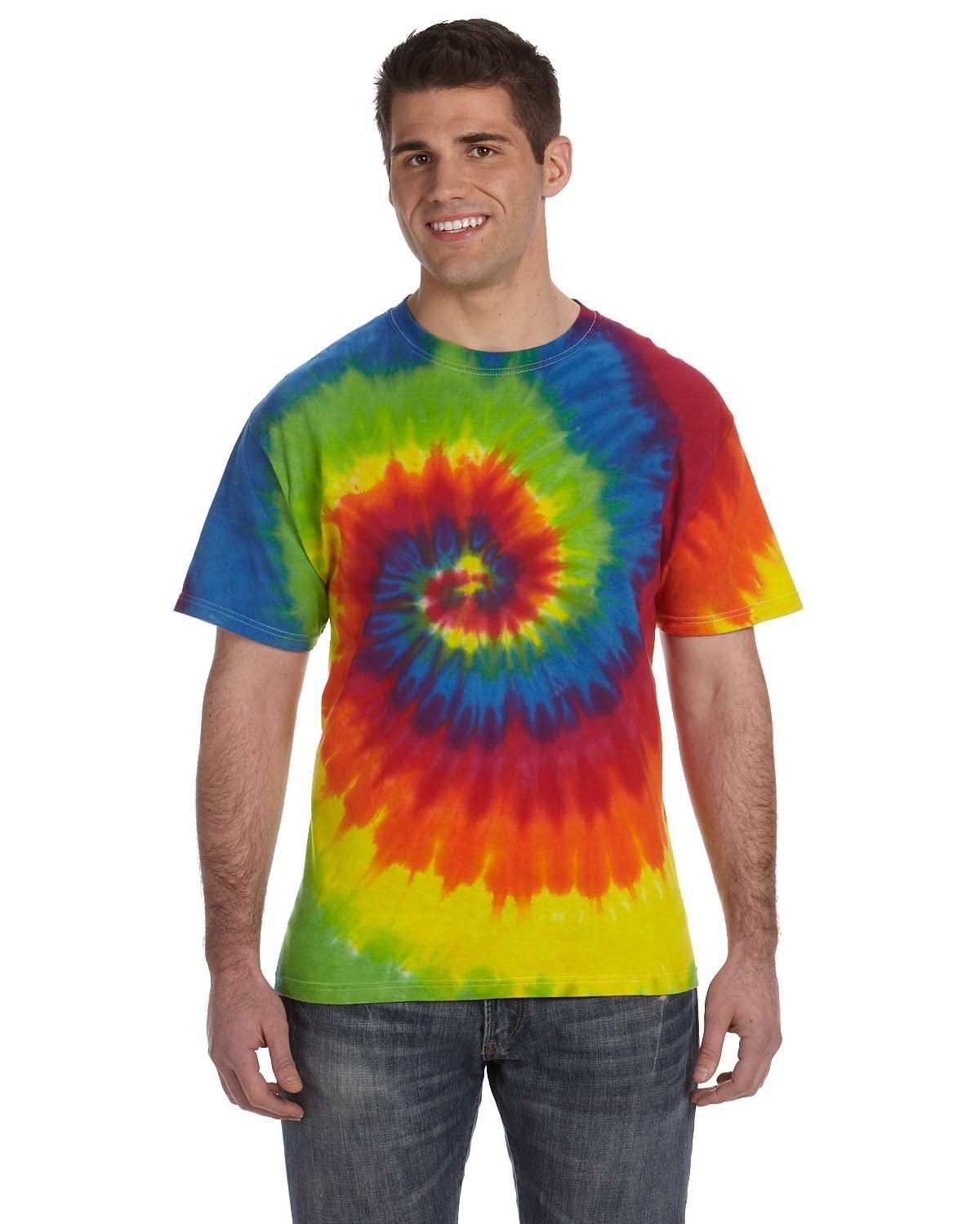 Tie-Dye Adult 5.4 oz., Cotton 100% alphabroder T-Shirt 