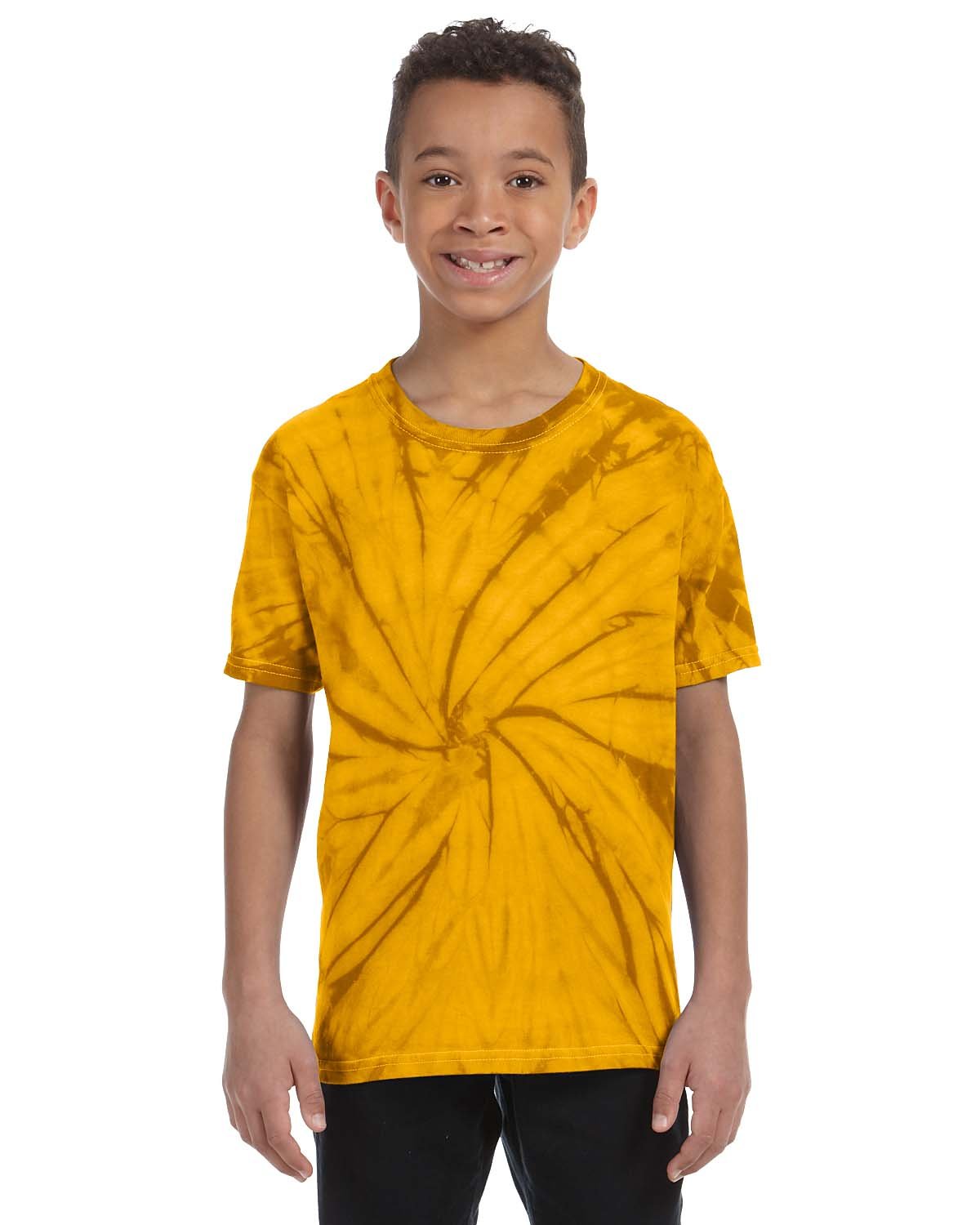 Tie-Dye Youth 5.4 oz. 100% Cotton Spider T-Shirt | alphabroder