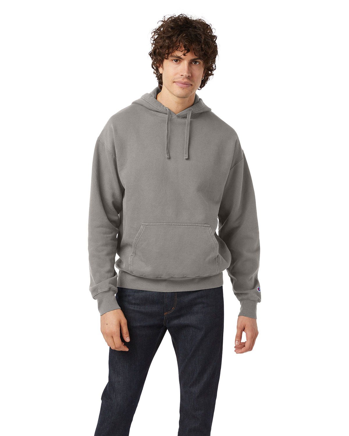 Champion Unisex Garment Dyed Hooded Sweatshirt | alphabroder