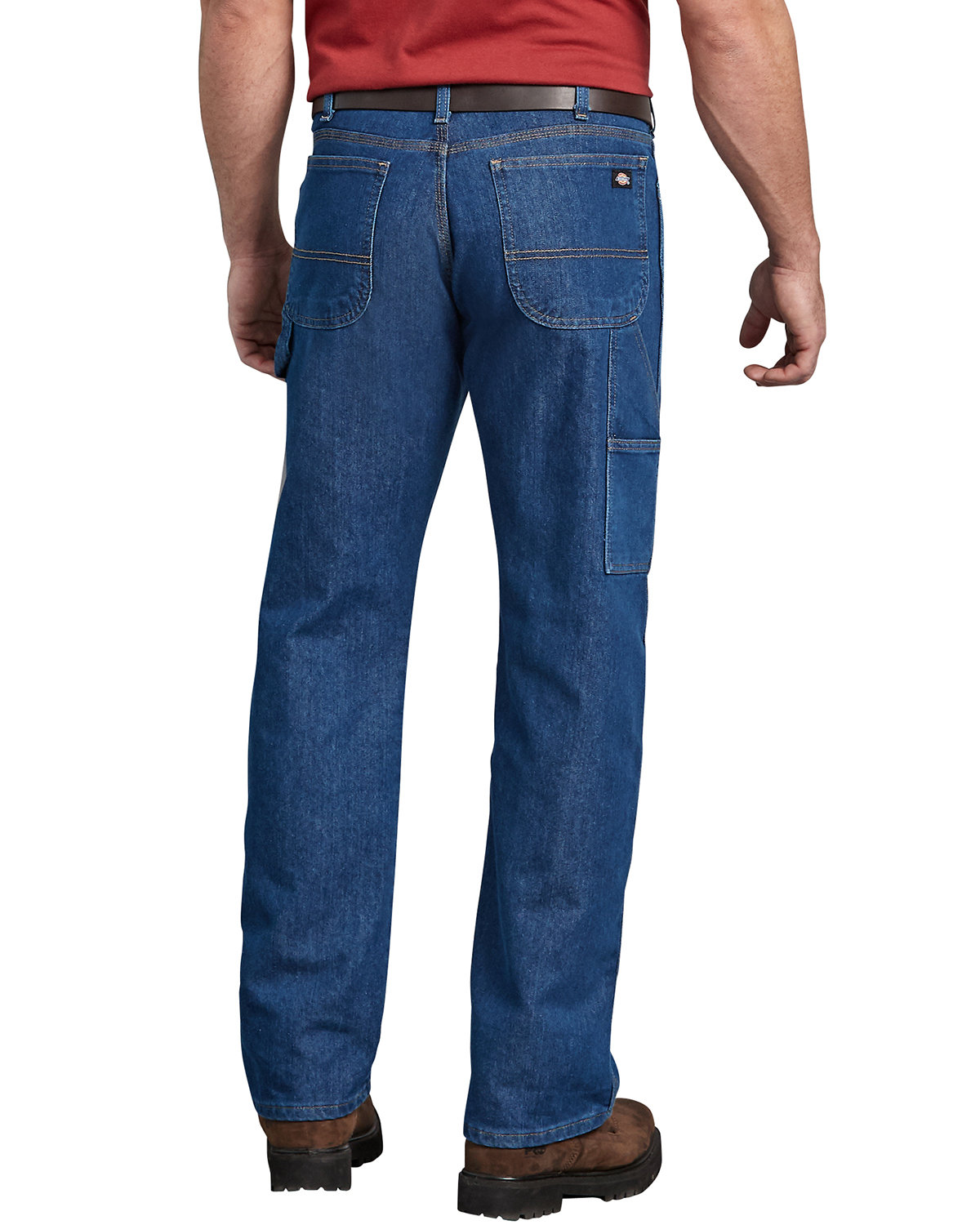 Dickies Men S Flex Relaxed Fit Straight Leg 5 Pocket Carpenter Tough Max™ Denim Jean Pant