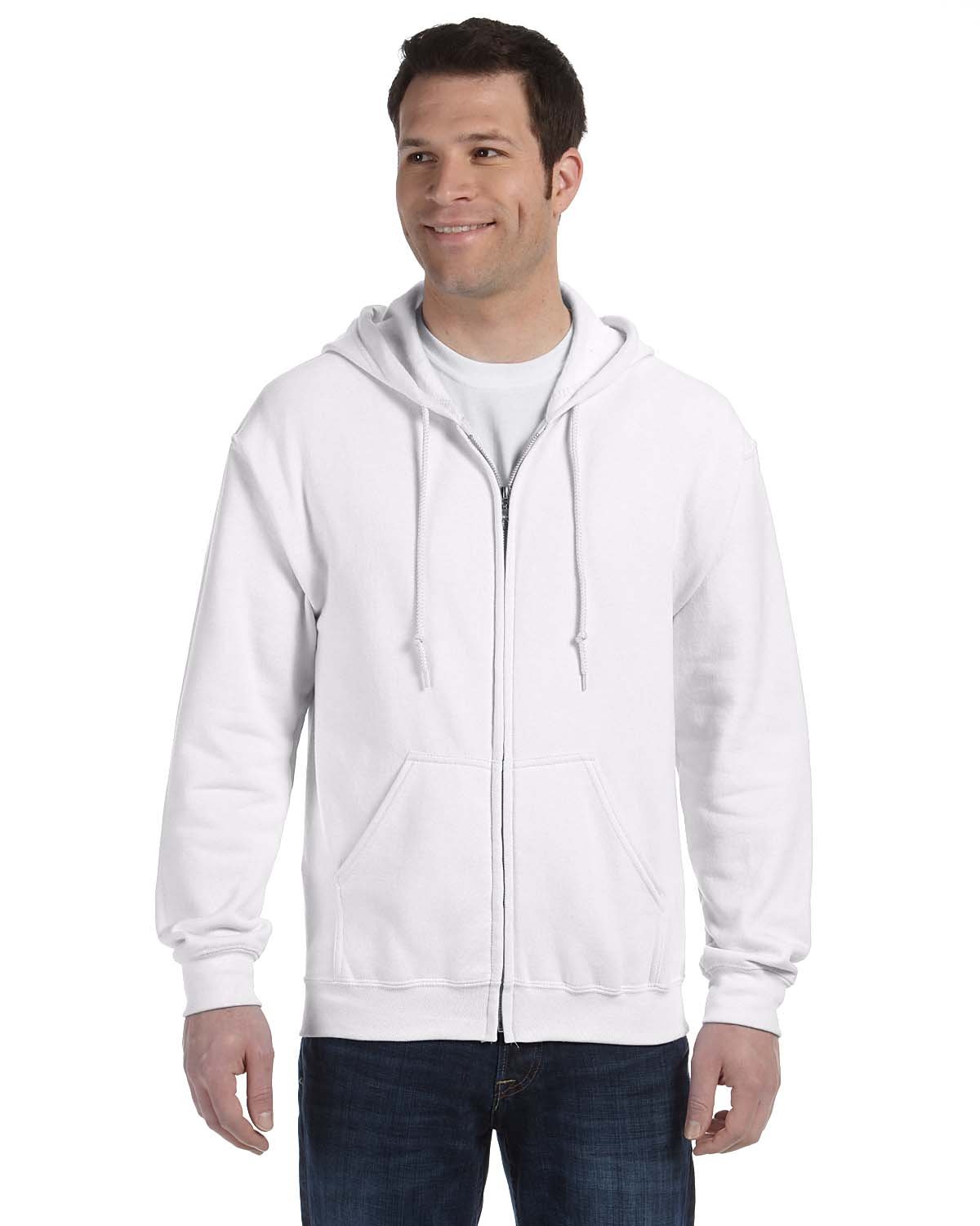 Gildan 18600 Size Chart, Gildan G186 Zipped Sweatshirt Size Table, Hooded  Full Zip Size Guide 
