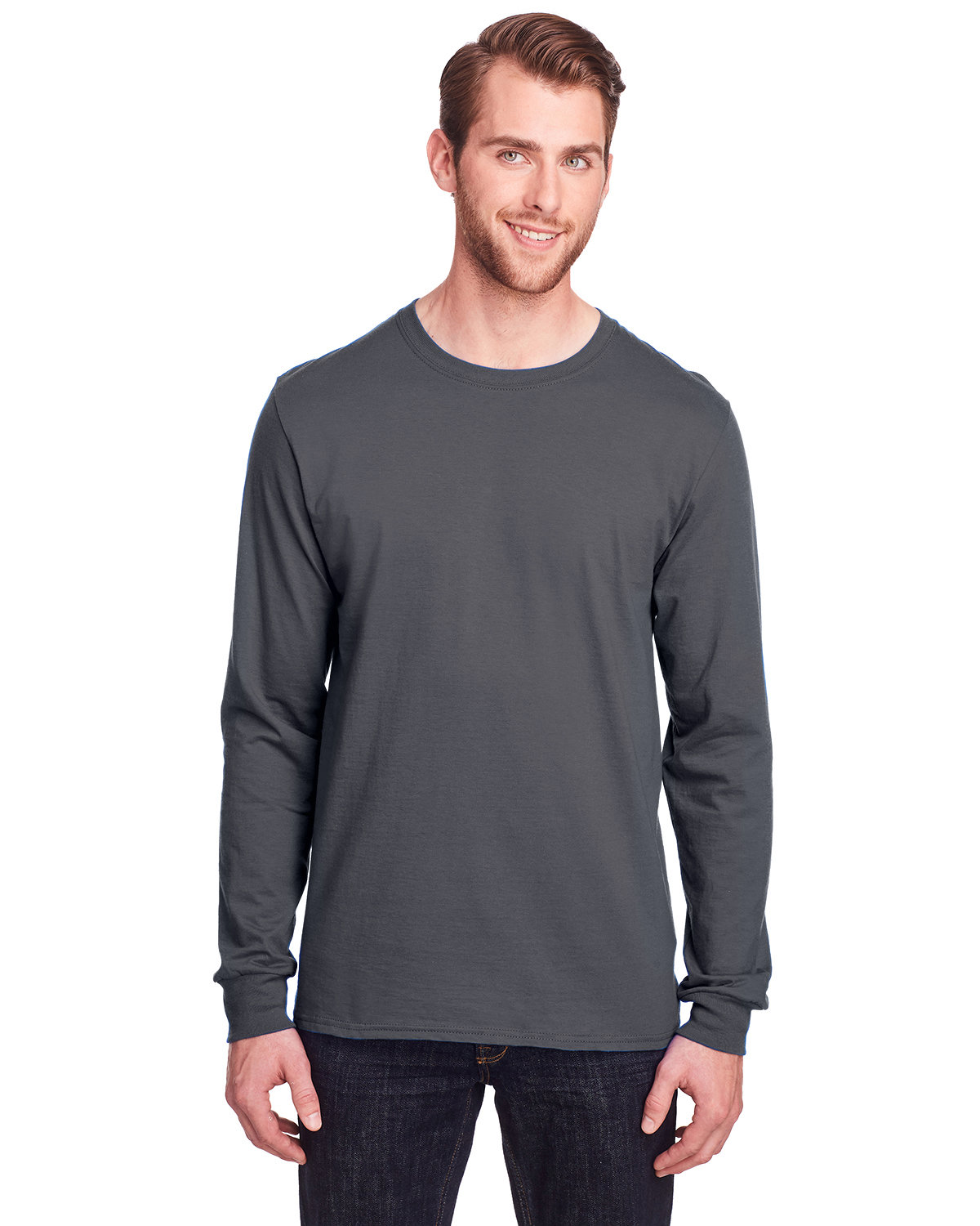 Fruit of the Loom Adult ICONIC™ Long Sleeve T-Shirt | alphabroder