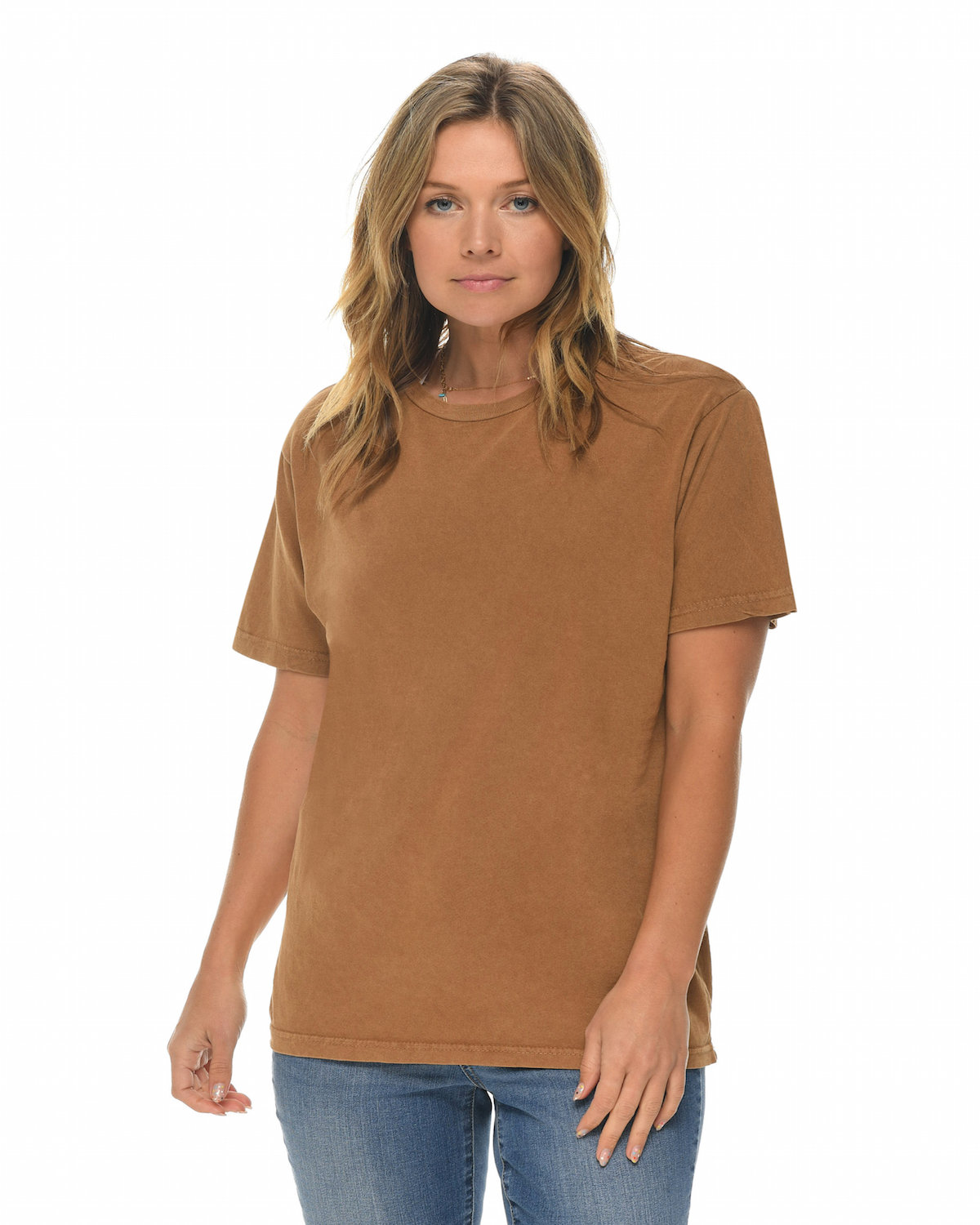 Logo Print Cotton T-shirt in Camel - Women | Burberry® Official