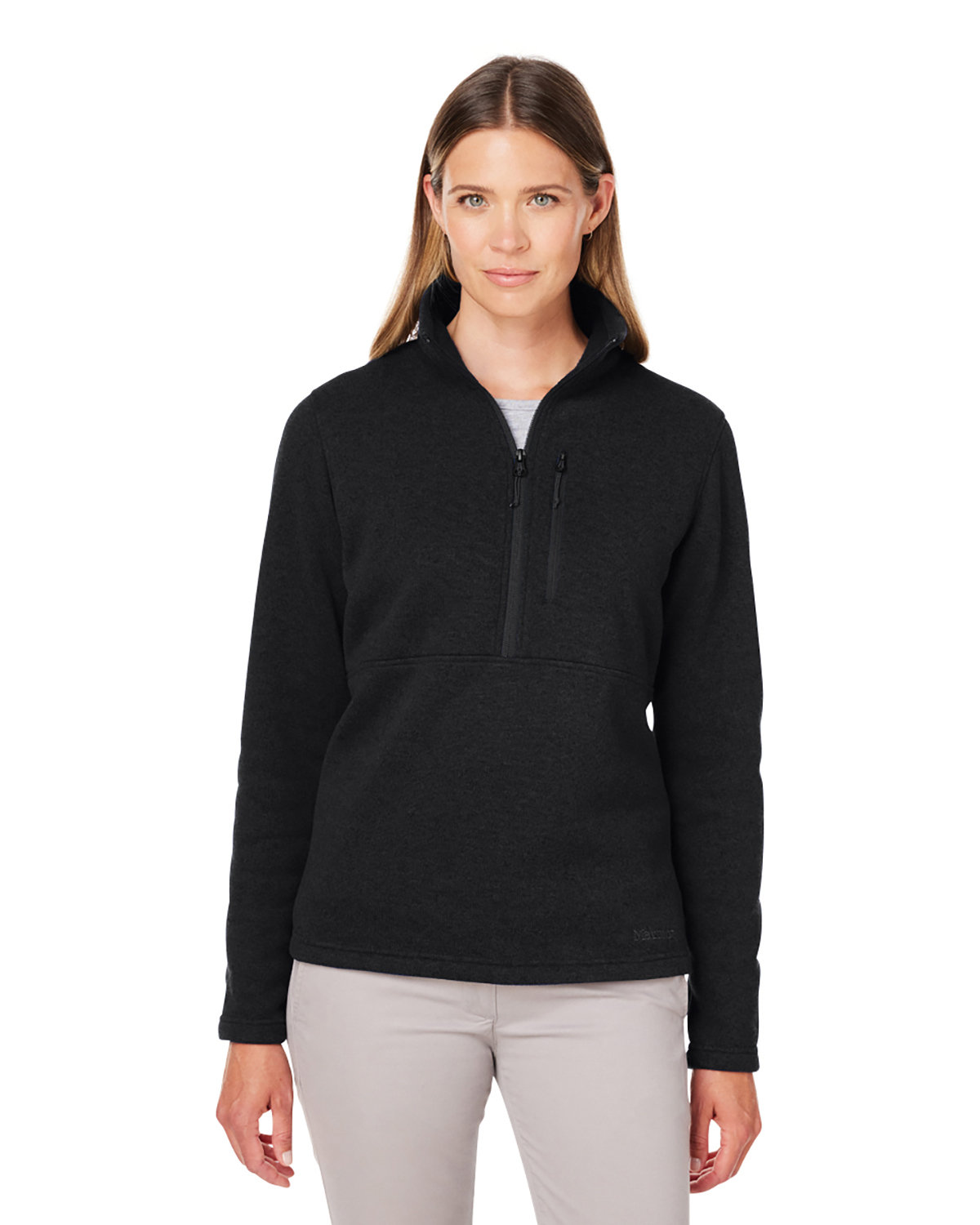 Marmot Ladies' Dropline Half-Zip Sweater Fleece Jacket | alphabroder