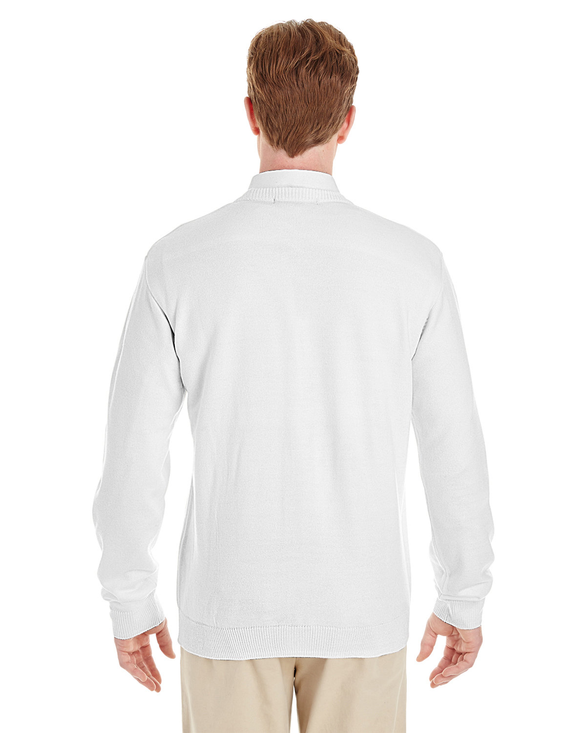Harriton Men's Pilbloc™ V-Neck Button Cardigan Sweater | alphabroder