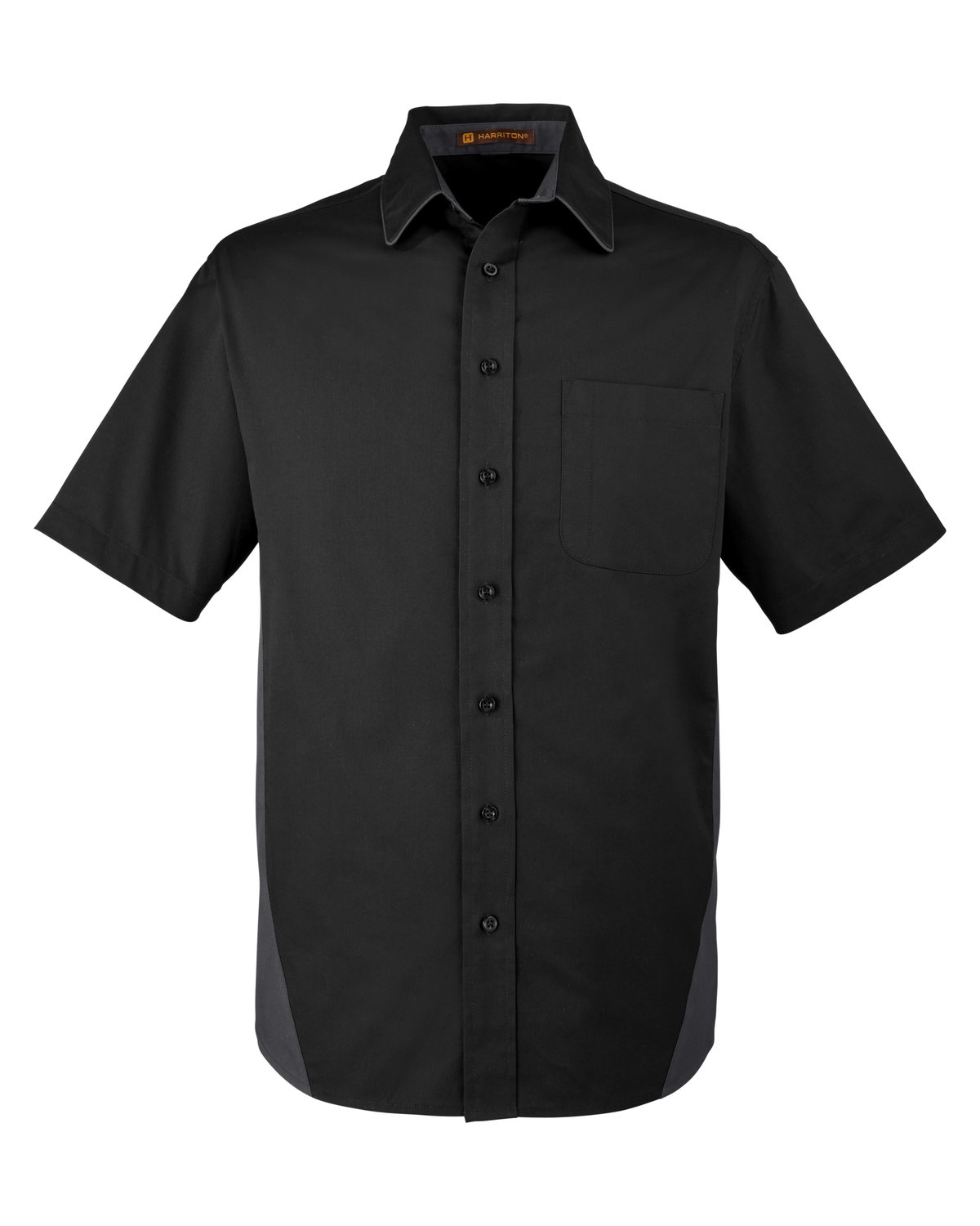Harriton Men's Flash IL Colorblock Short Sleeve Shirt | alphabroder