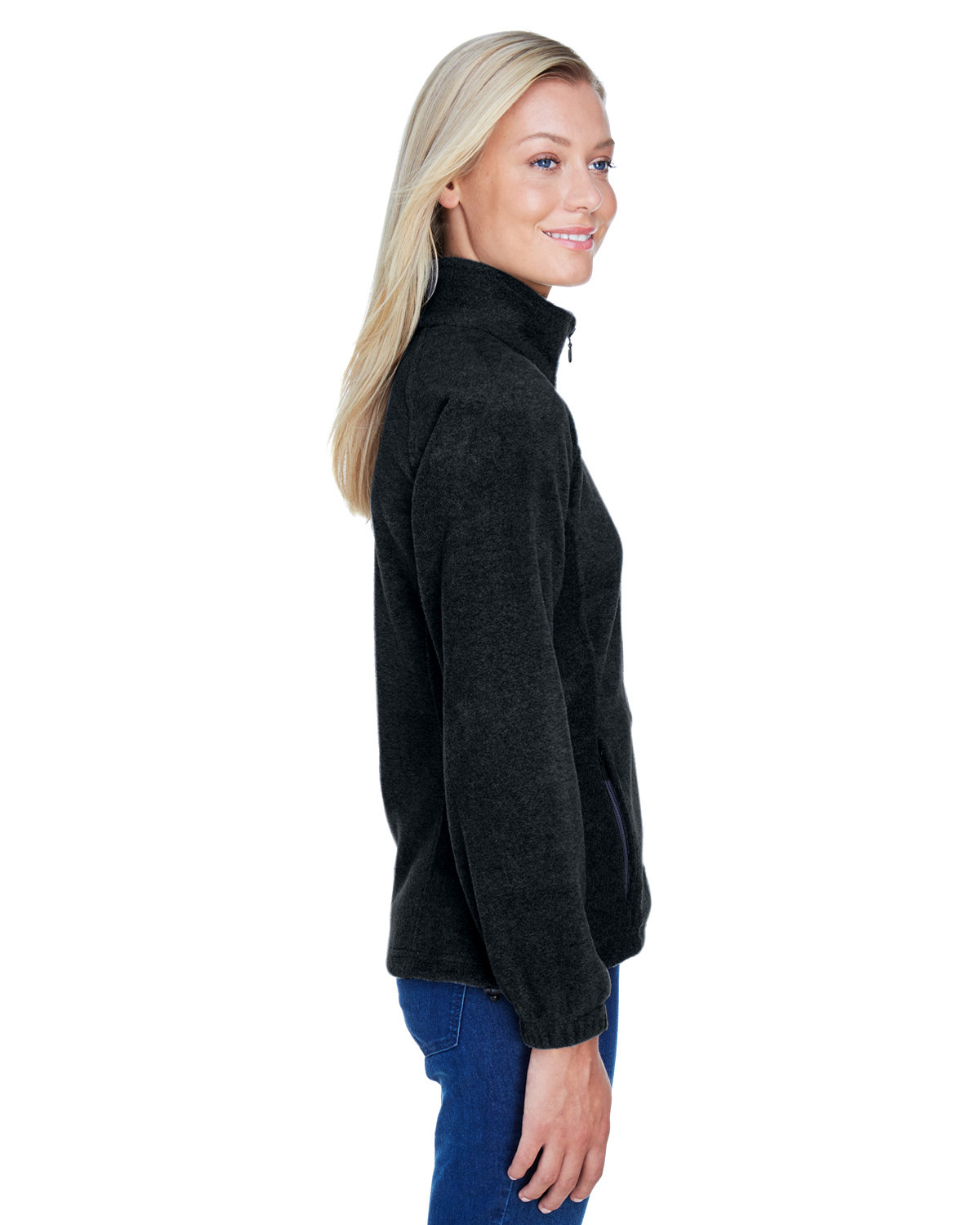 Teacher & Staff Appreciation Harriton® Women's Fleece Full-Zip Jacket -  Embroidered Personalization Available