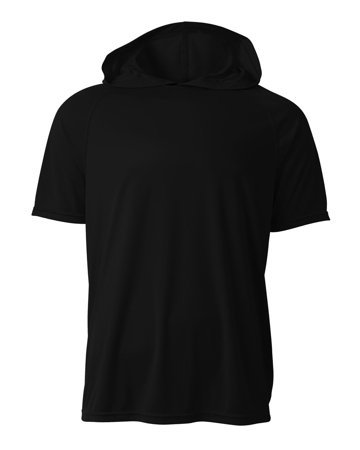 Black Hooded T-Shirt