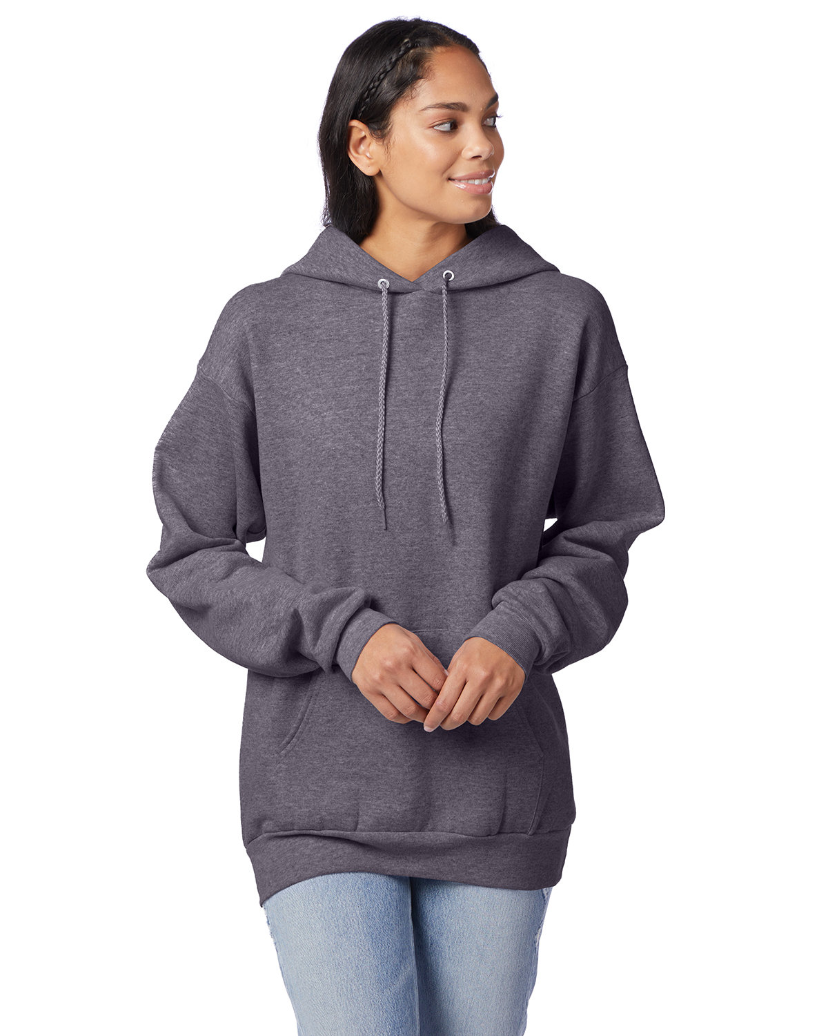 Hanes Unisex Ecosmart® 50/50 Pullover Hooded Sweatshirt | alphabroder