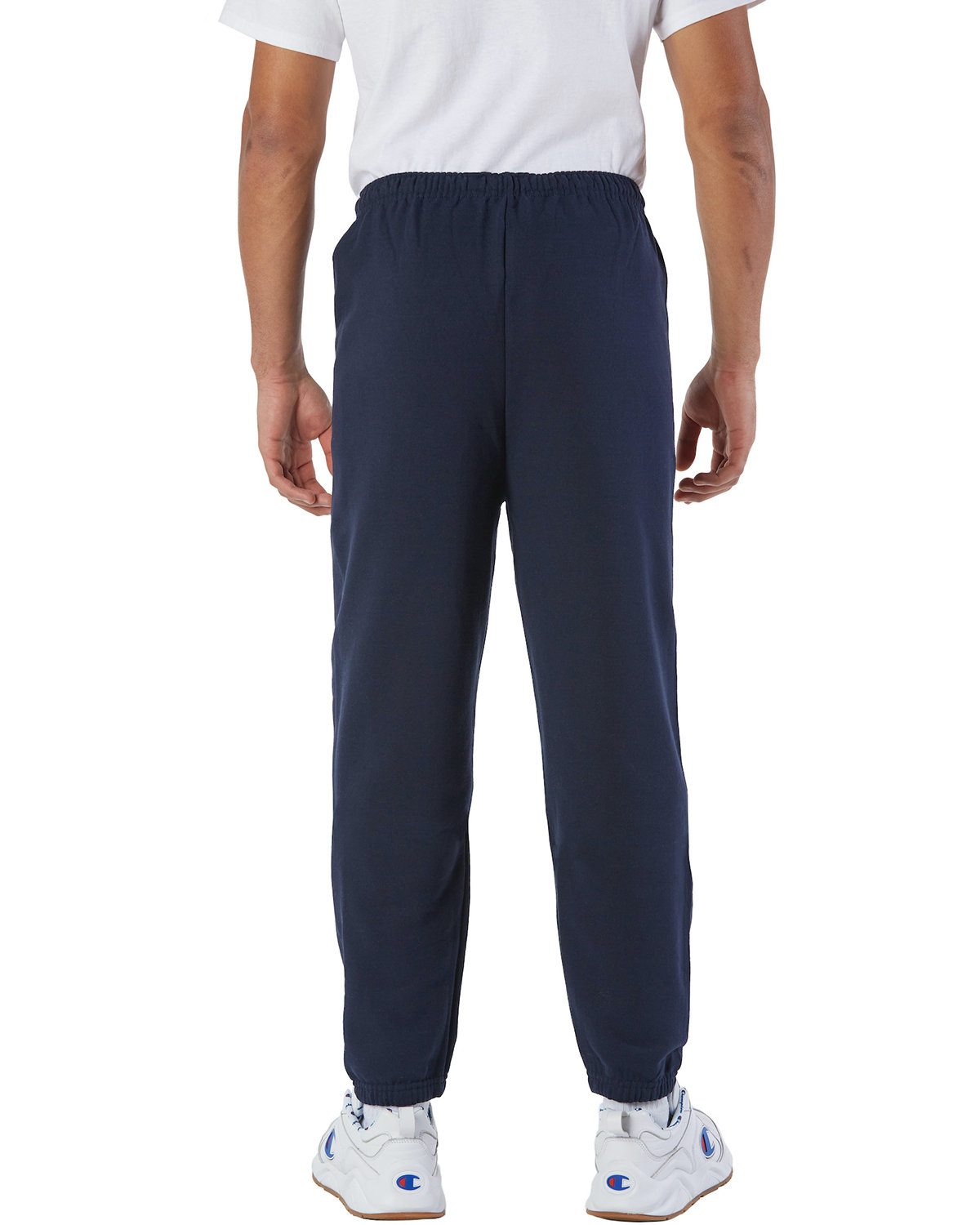 champion men's eco relaxed band fleece pants