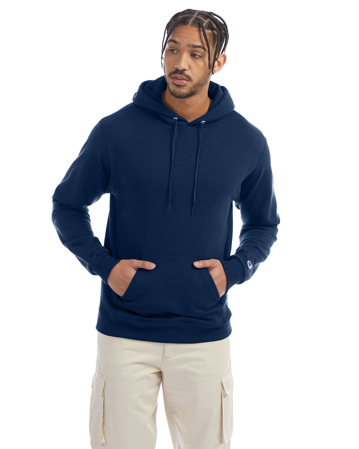Champion Adult Powerblend® Pullover Hooded Sweatshirt | alphabroder