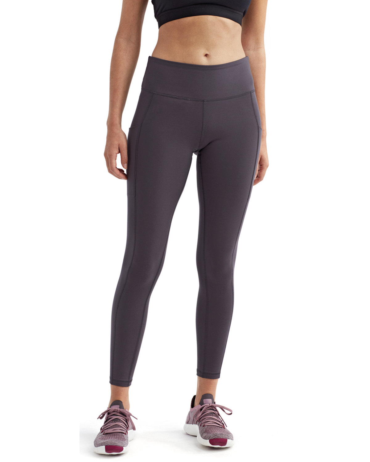 Women's Performance Side Pocket Tights - Wine Time
