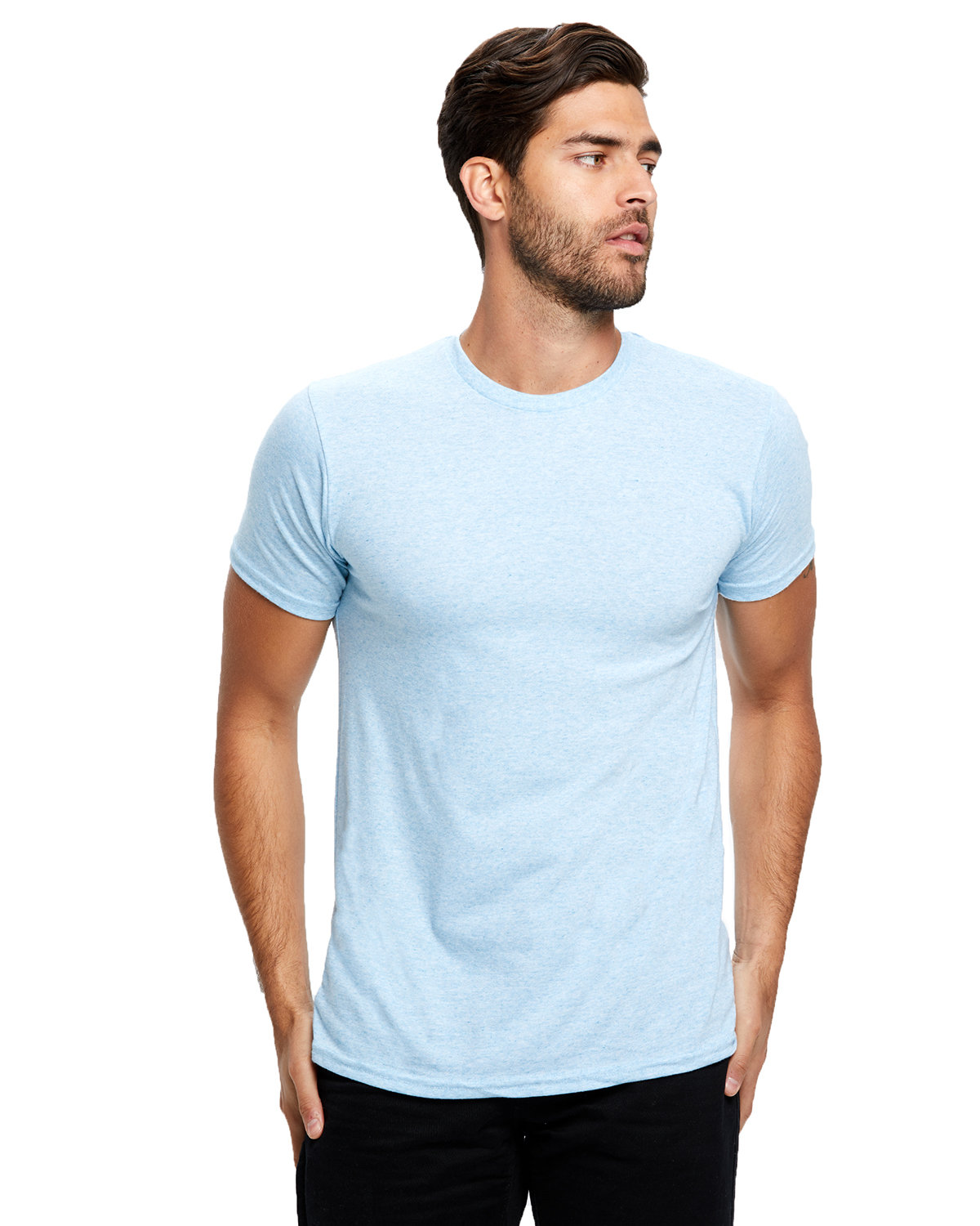 US Blanks Men's Short-Sleeve Made in USA Triblend T-Shirt | alphabroder