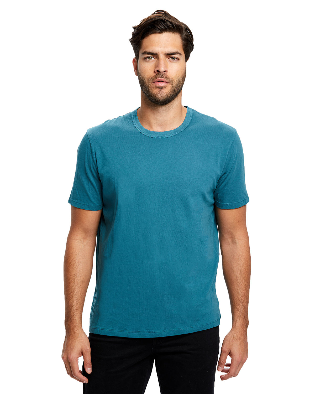 Crewneck Garment-Dyed | alphabroder US Blanks Men\'s Supima T-Shirt
