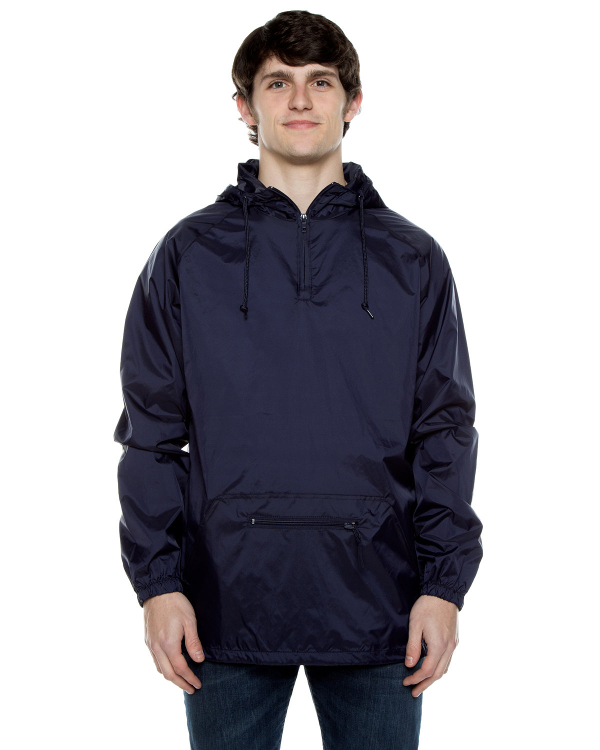 Beimar Drop Ship Unisex Nylon Packable Pullover Anorak Jacket 