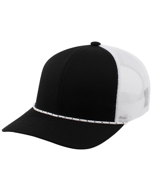 Pacific Headwear Trucker Snapback Braid Cap | alphabroder