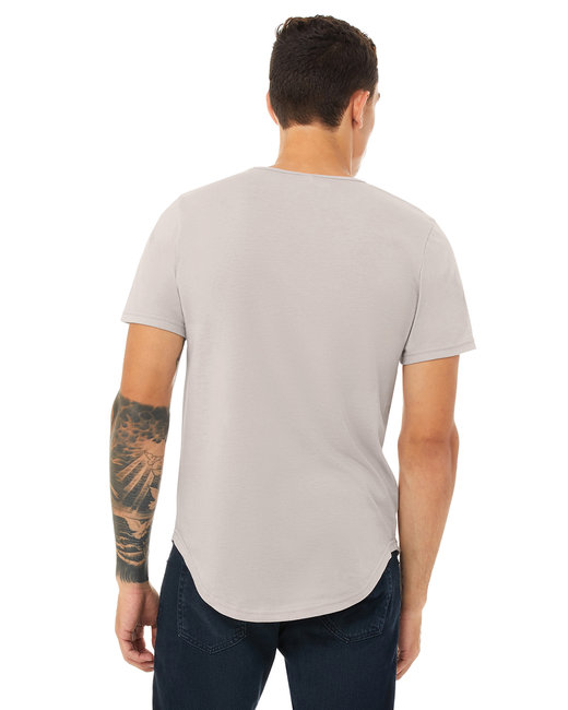 bella canvas curved hem