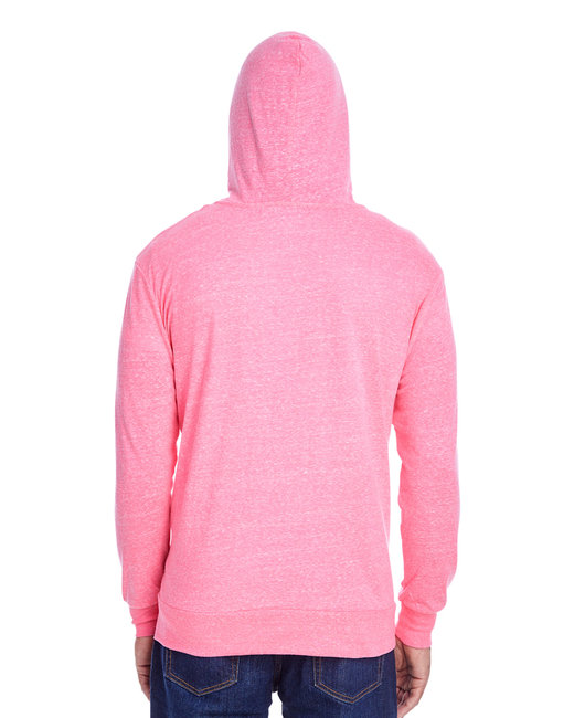 Threadfast Apparel Unisex Triblend Full-Zip Light Hoodie | alphabroder