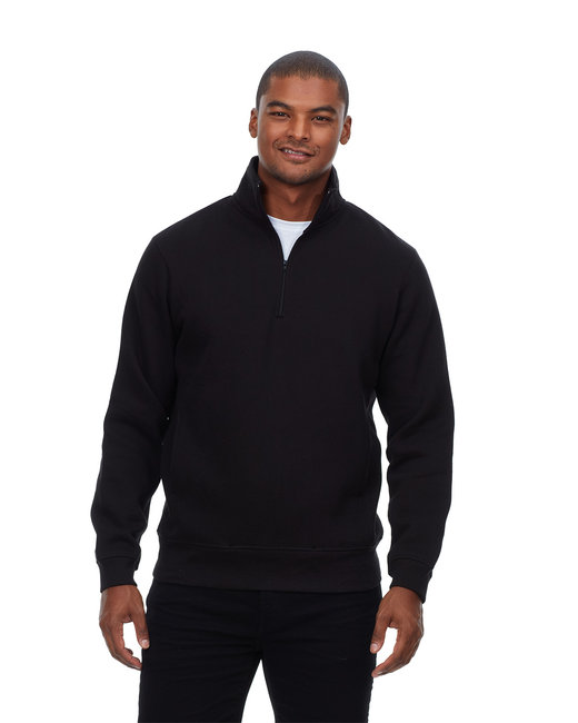 Threadfast Apparel Unisex Ultimate Fleece Quarter-Zip Sweatshirt ...