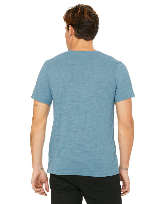 Bella + Canvas Unisex Textured Jersey V-Neck T-Shirt | alphabroder